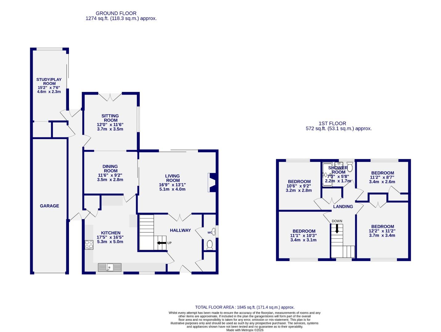 4, St. Nicholas Crescent, York floorplan