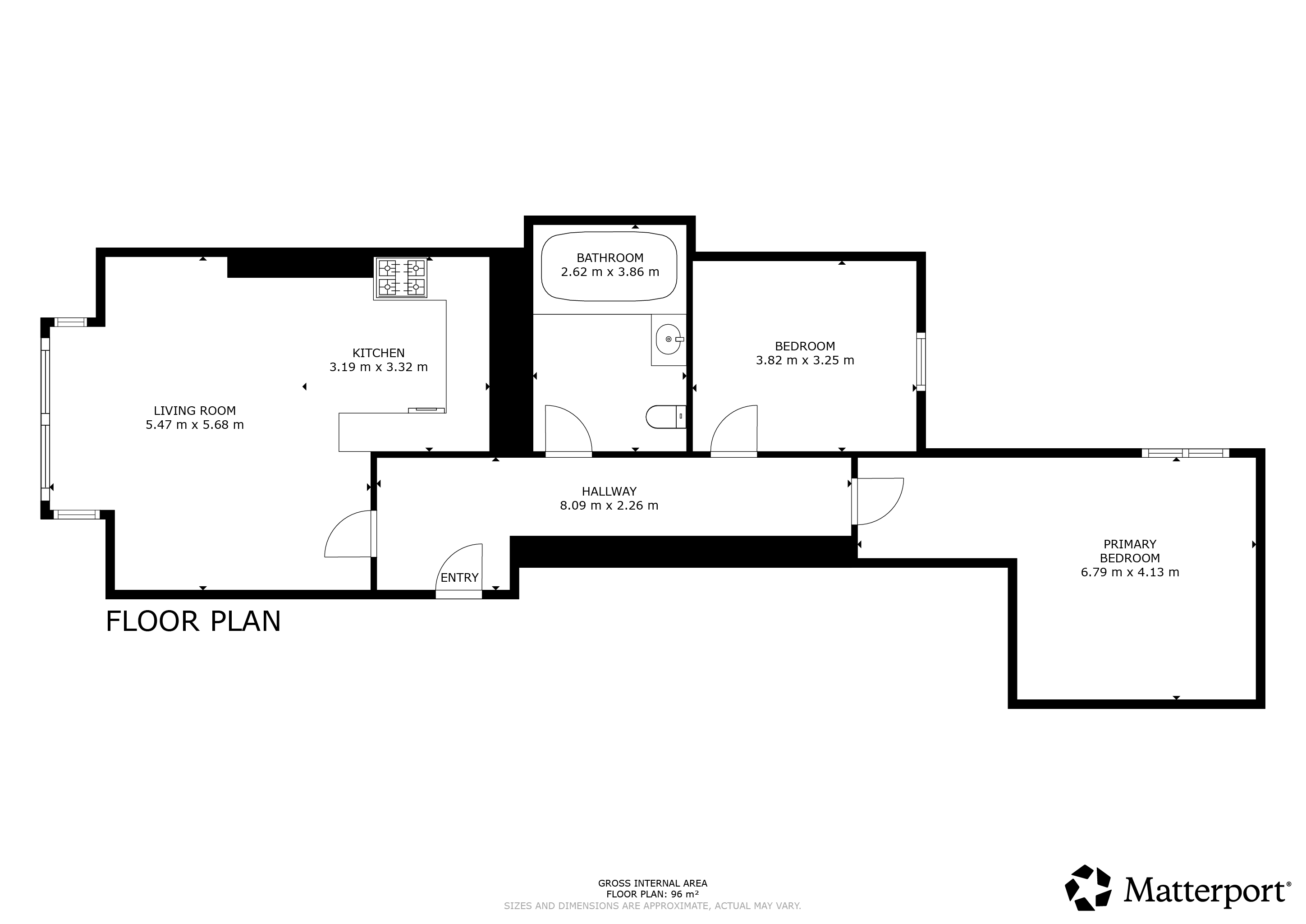 Flat 1, 30, Grosvenor Road, Newcastle upon Tyne floorplan