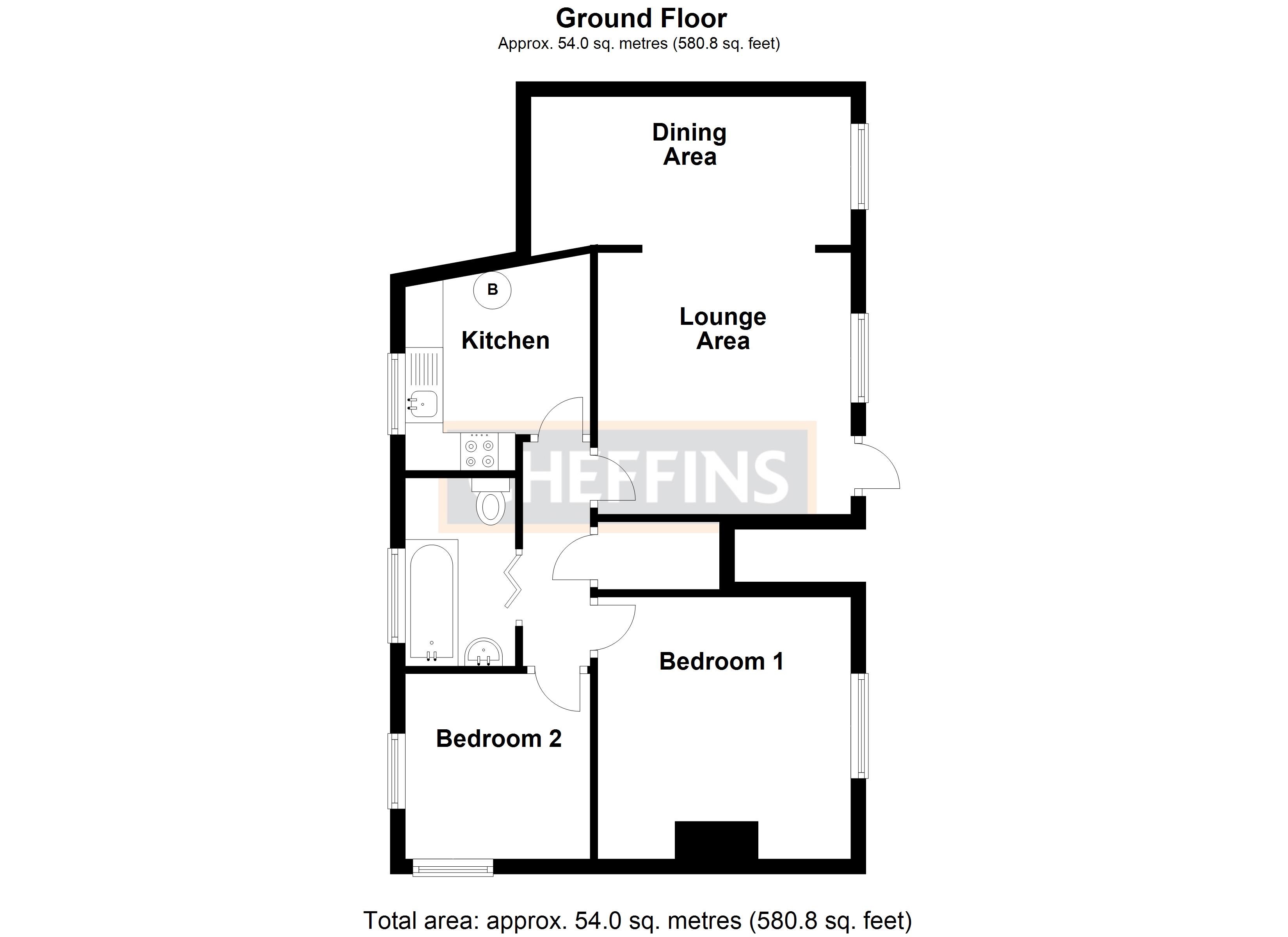 Paddock Street, Soham, Ely CB7, 2 bedroom flat for sale 61810440