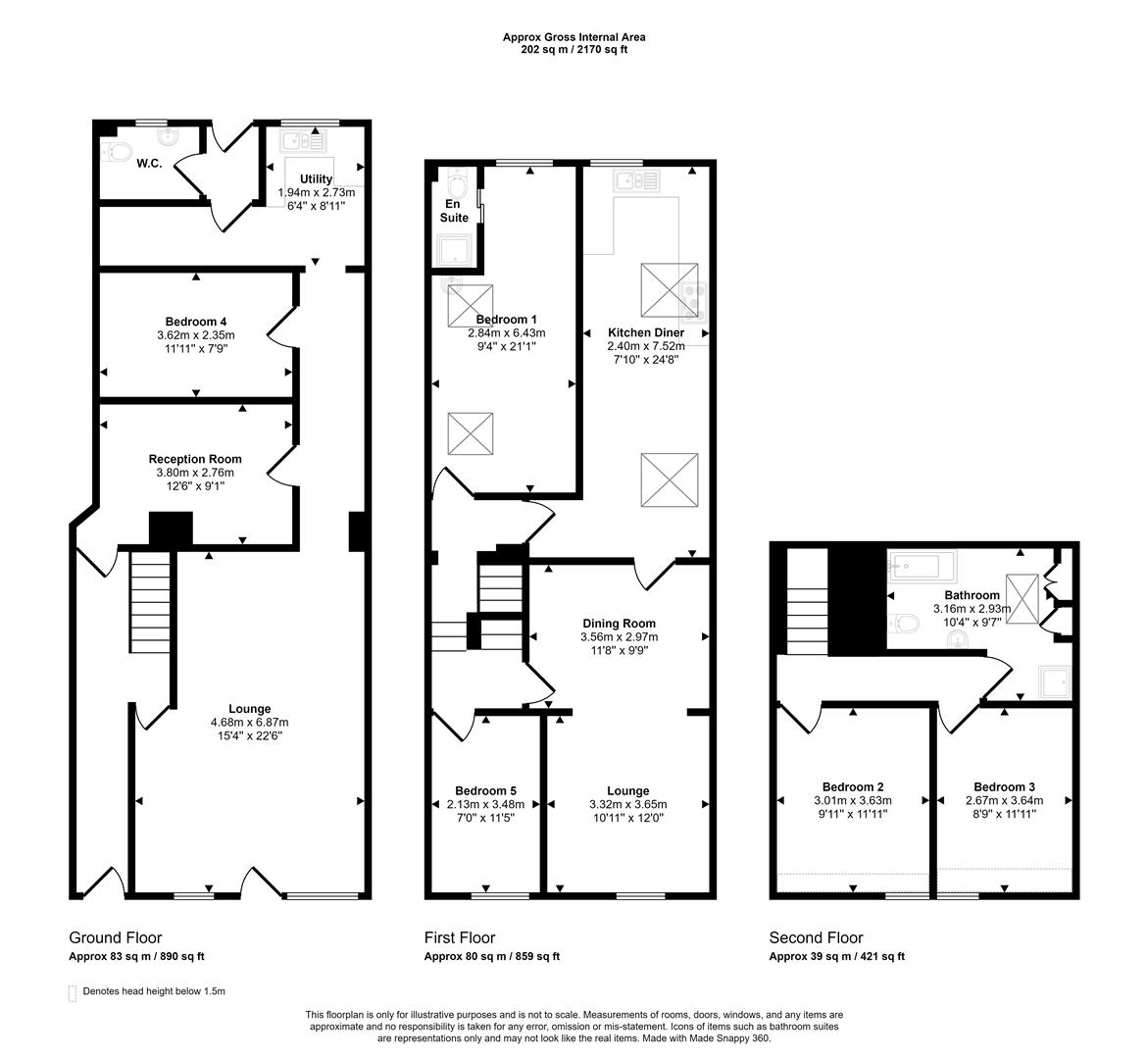 Upper Market Street, Haverfordwest SA61, 4 bedroom town house for sale