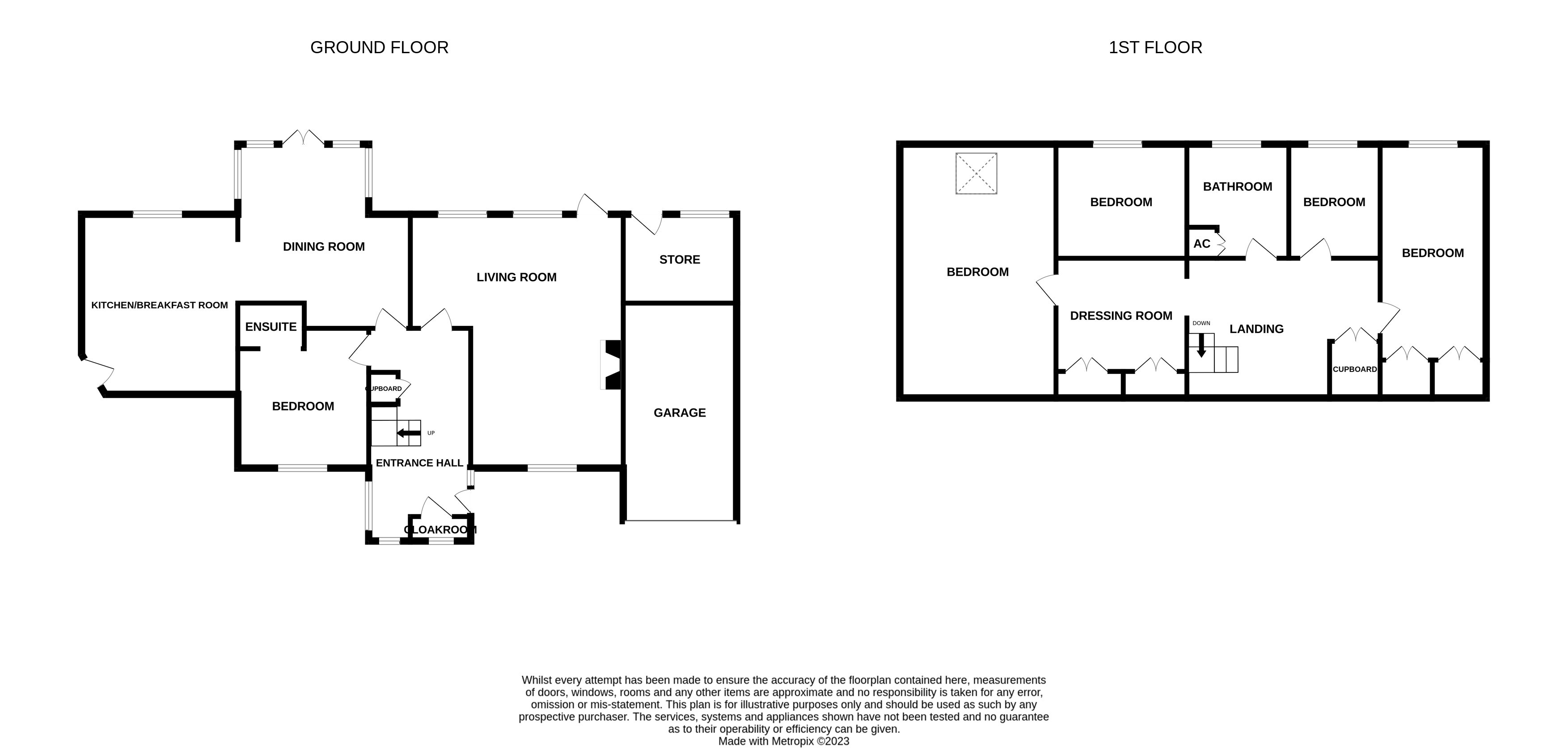 11, Judith Gardens, Sandy floorplan