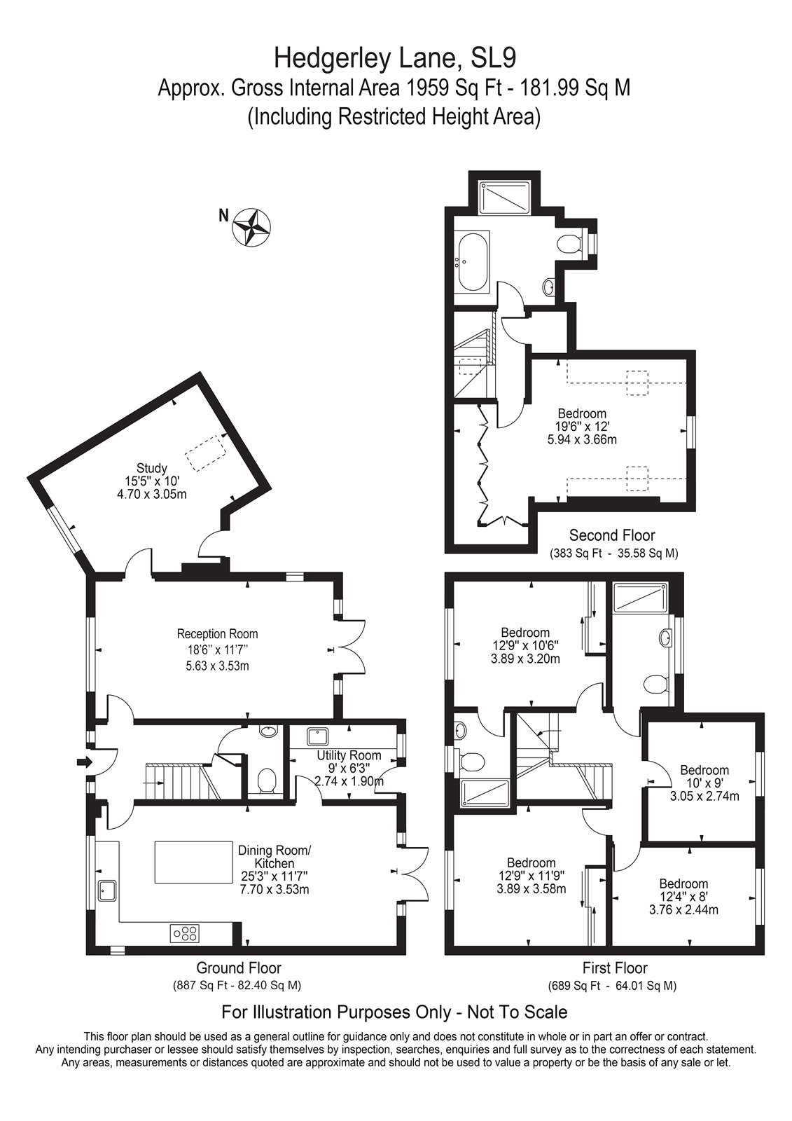 Bramble Cottage, 3A, Hedgerley Lane, Buckinghamshire floorplan
