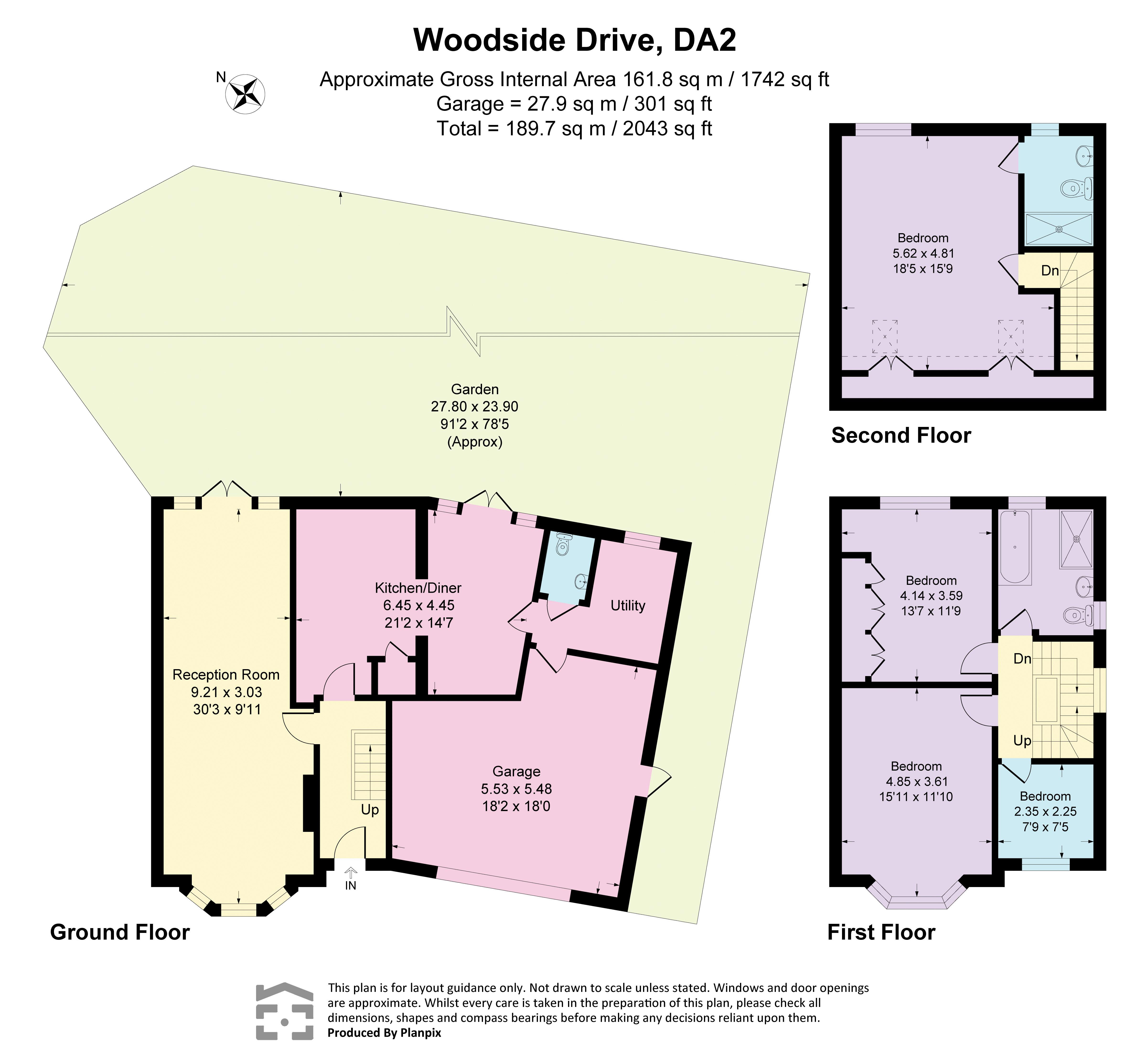 24, Woodside Drive, Wilmington floorplan