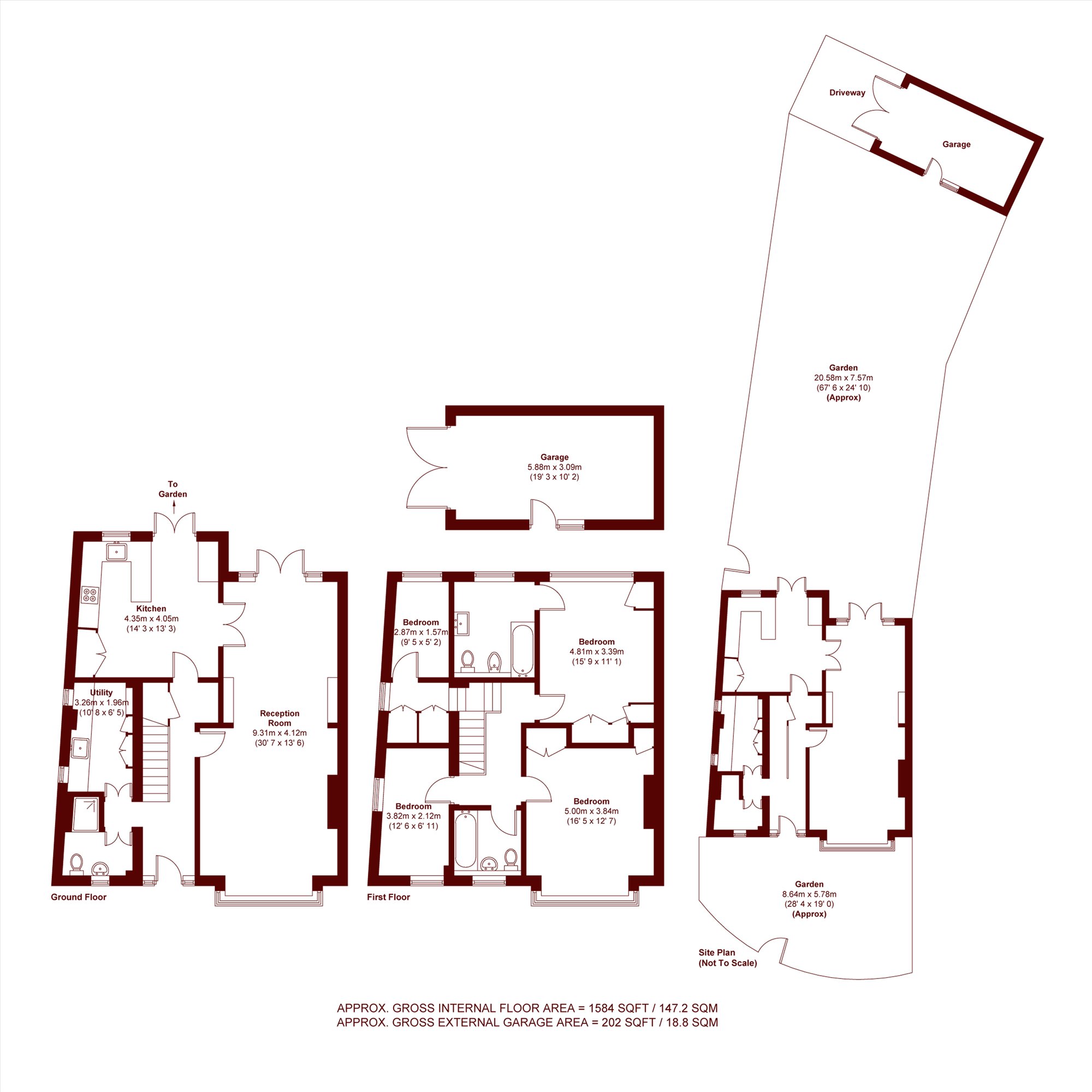 62, Ferry Road, London floorplan