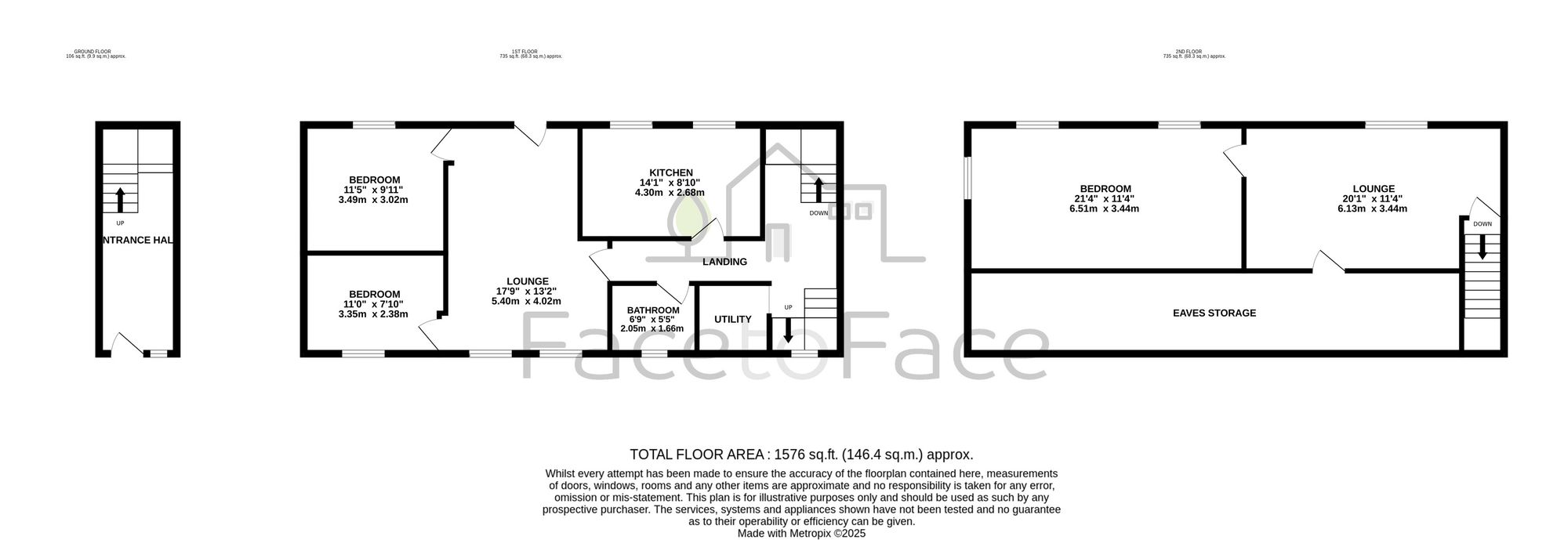 Flat, Hazelwood Industrial Street, Todmorden floorplan
