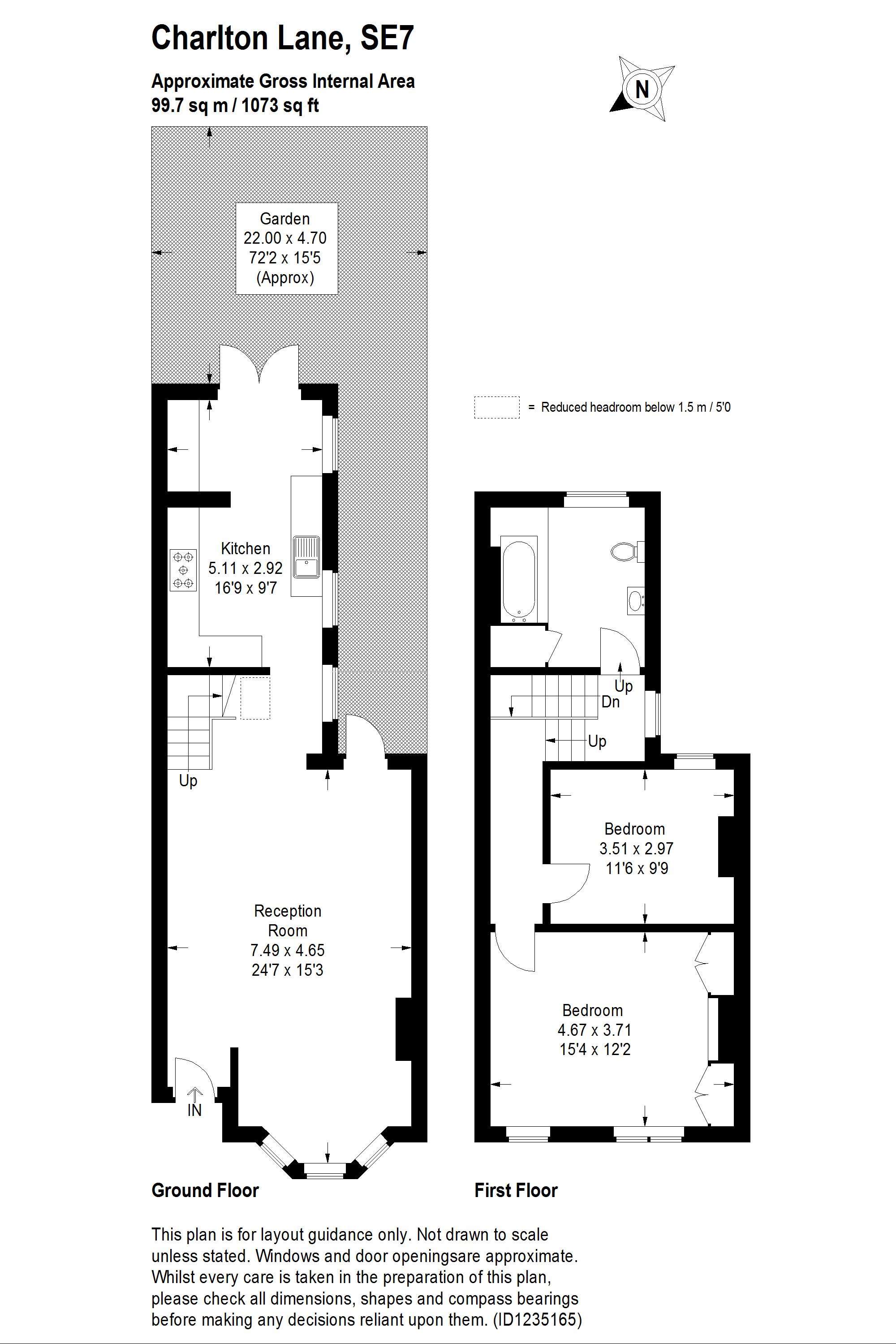 Charlton Lane, Charlton, London, SE7 floorplan
