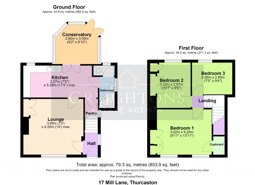 17, Mill Road, Leicester floorplan