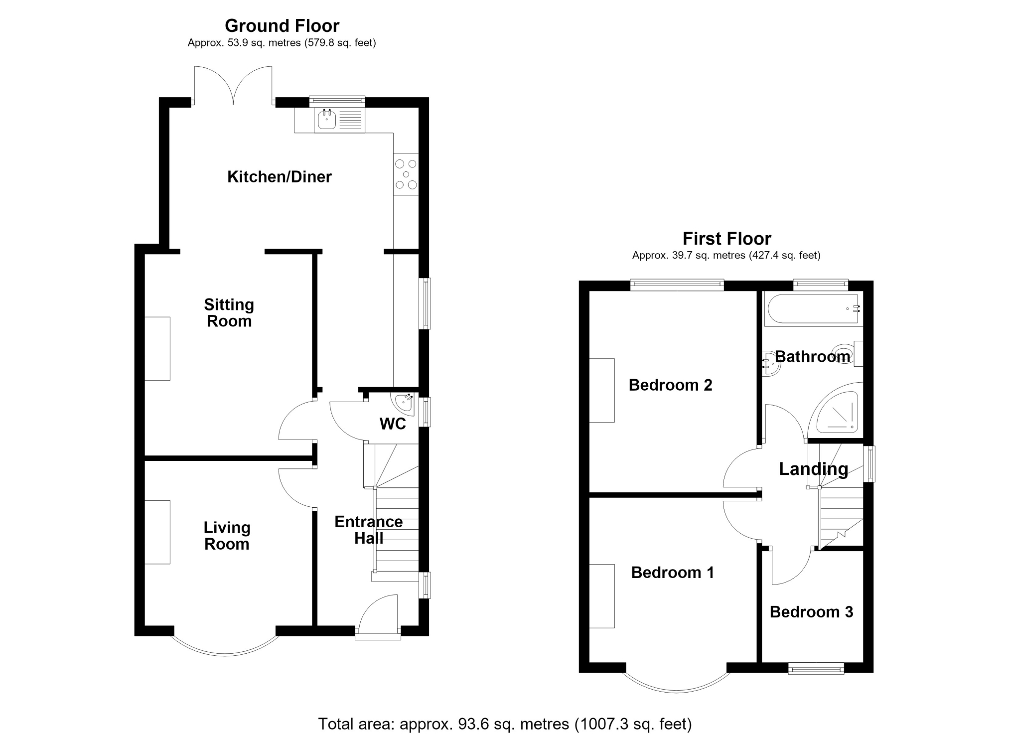 62, Fairfield Road, Bridgend floorplan