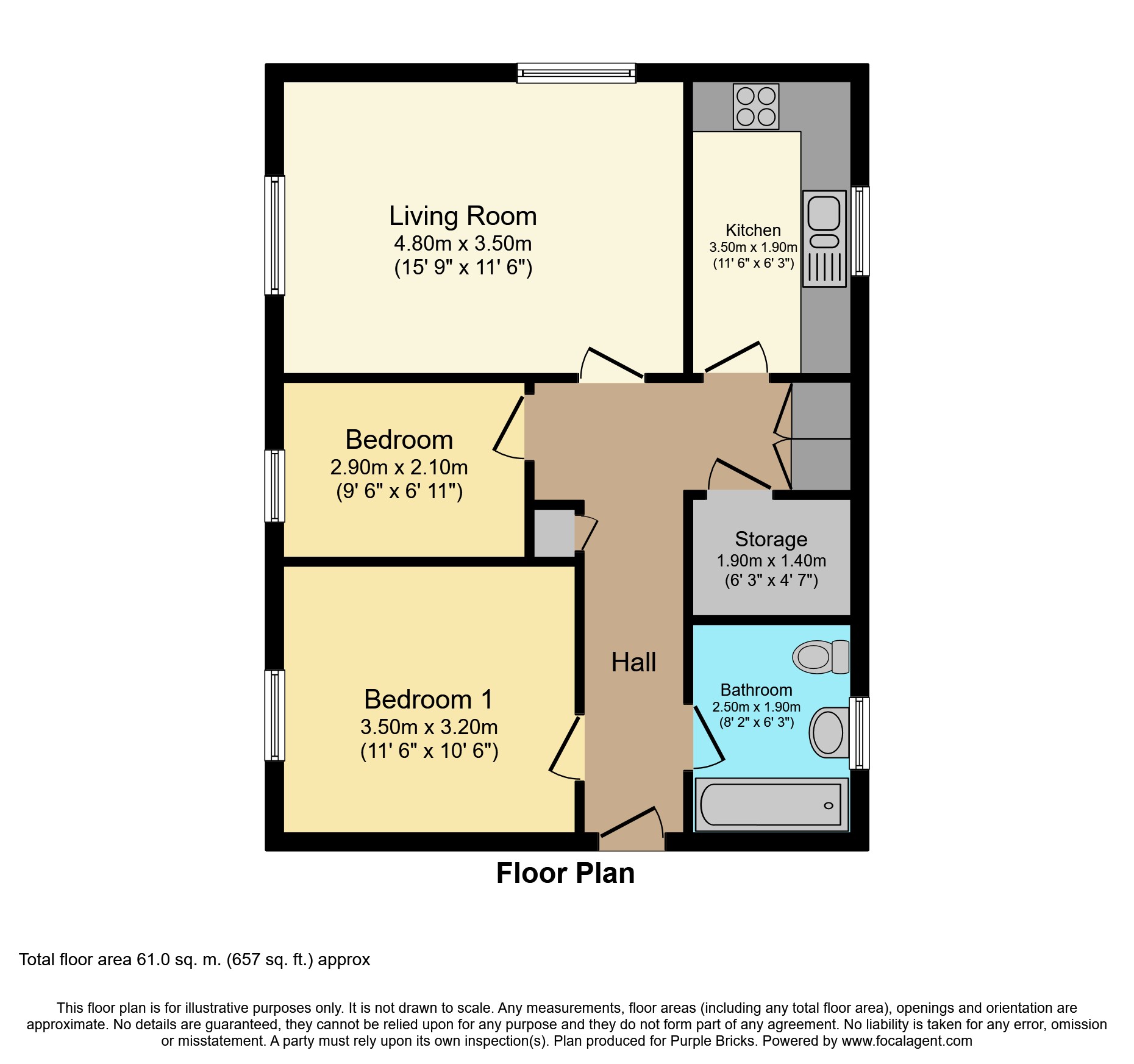 2 Bedrooms Flat for sale in Burford Road, London SE6