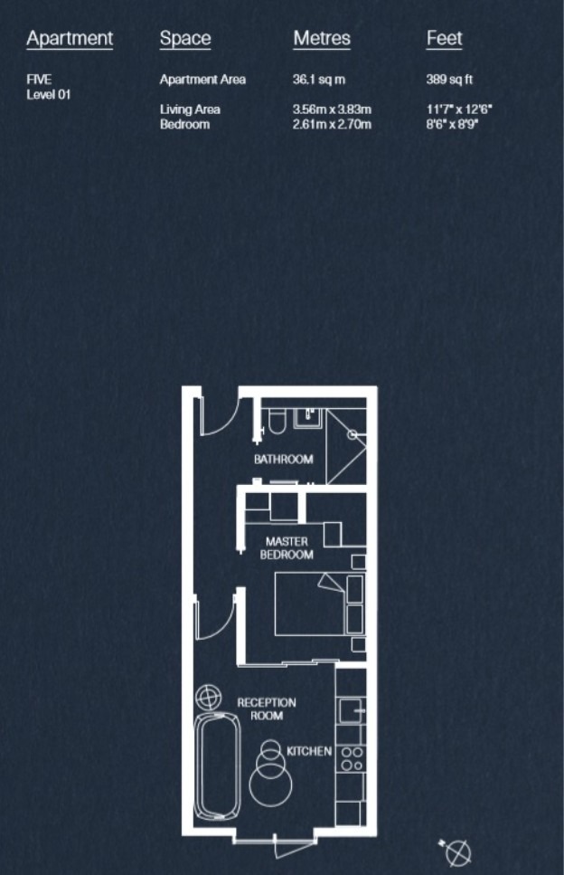 Flat 5 The Watch House, 106 Berwick Street, Greater London floorplan