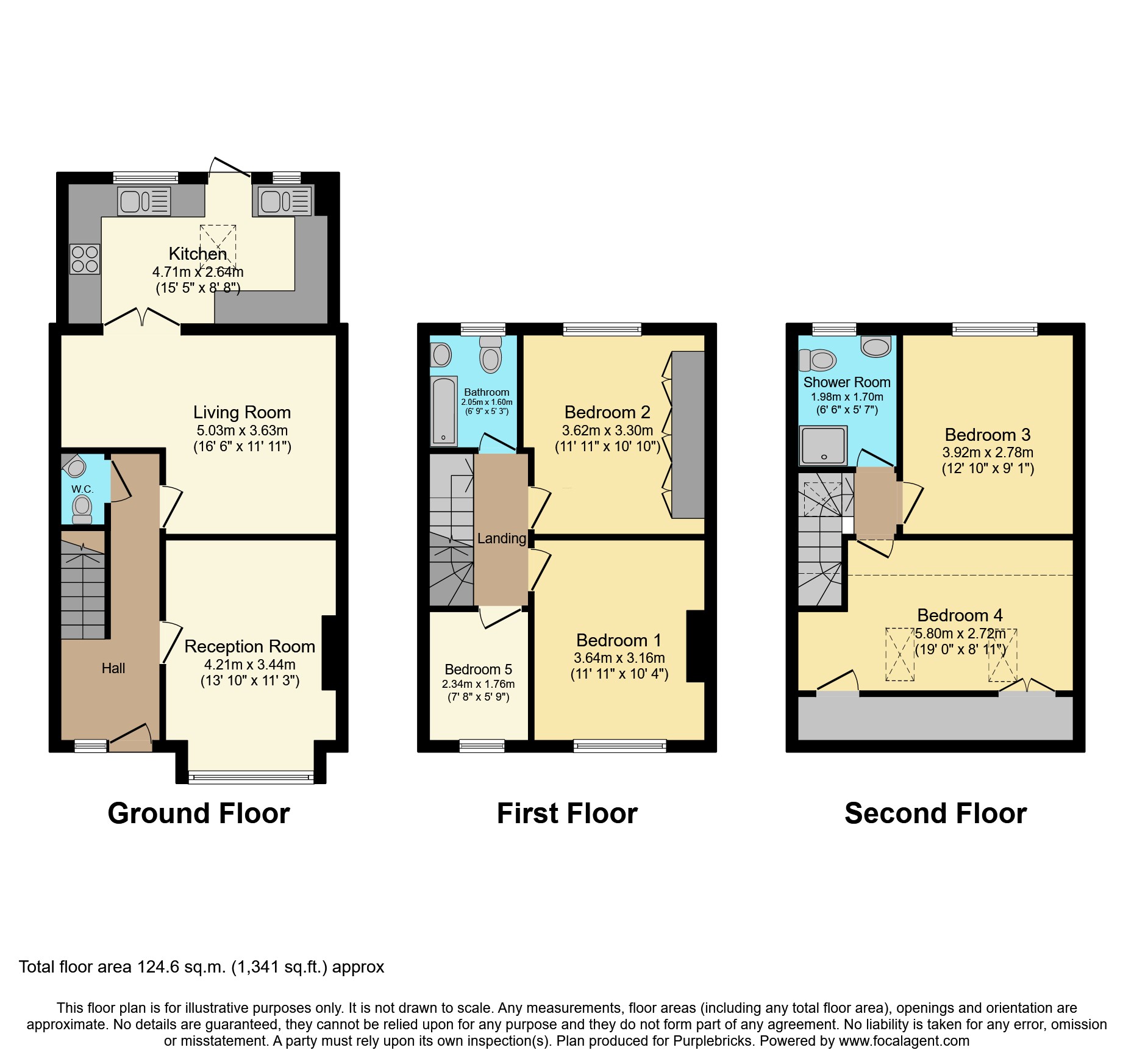 53, White Horse Road, London floorplan