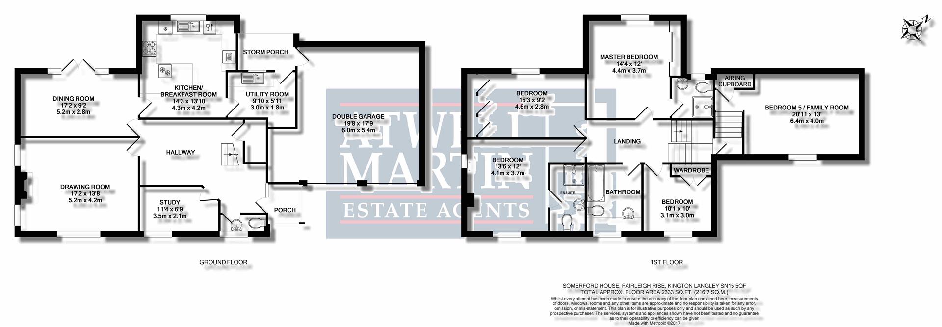 5 Bedrooms Detached house for sale in Fairleigh Rise, Kington Langley, Chippenham SN15