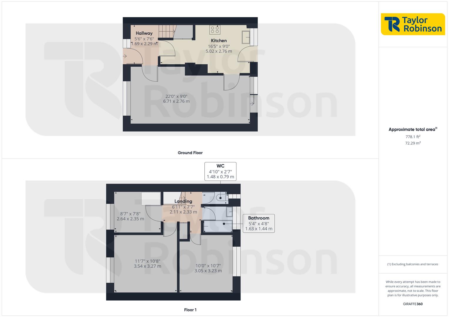 Baker Close, Crawley floorplan