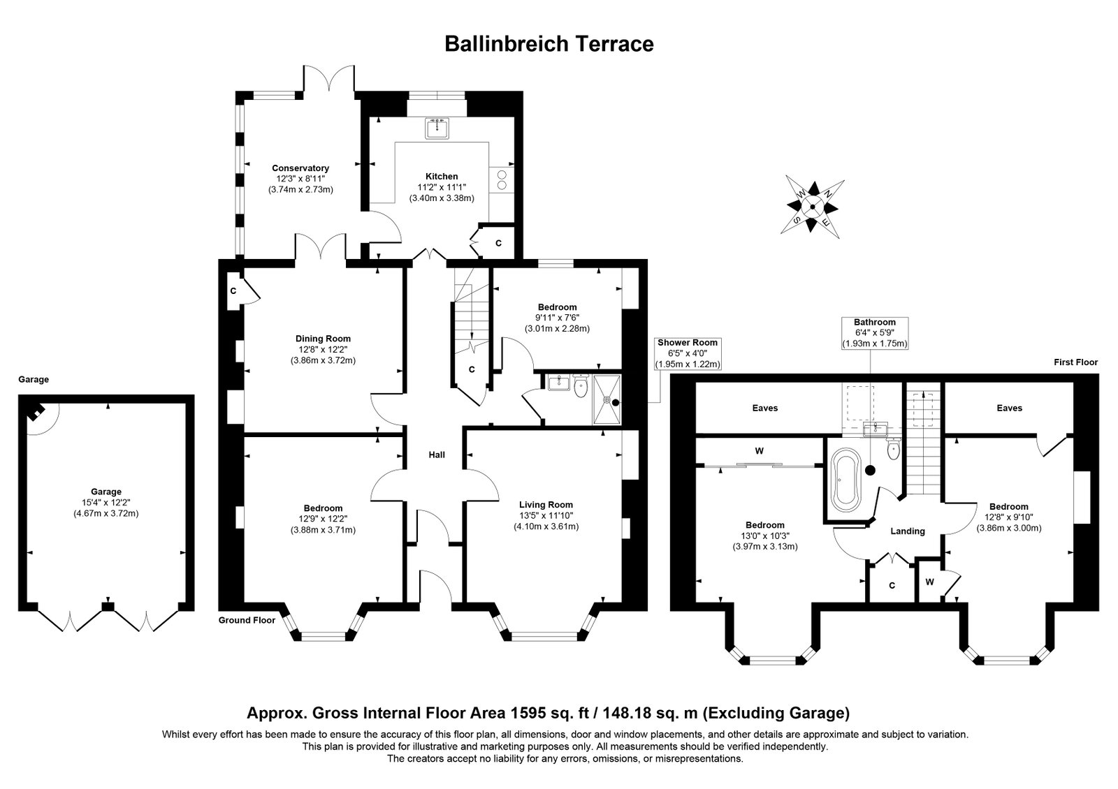 2, Ballinbreich Terrace, Glenrothes floorplan