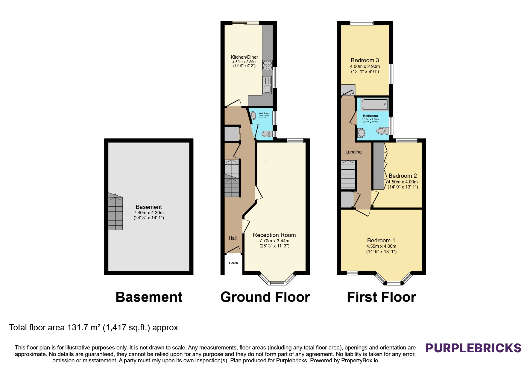 Grove Crescent Road, London floorplan