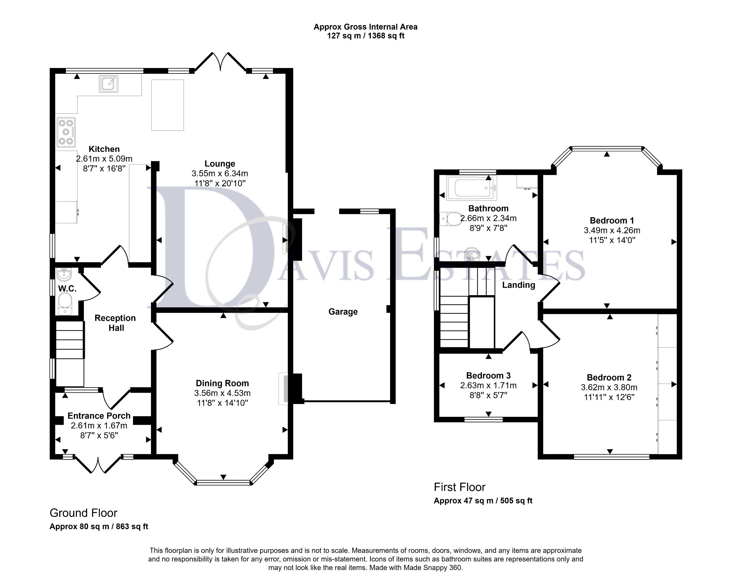 22 Hamilton Drive, Romford floorplan