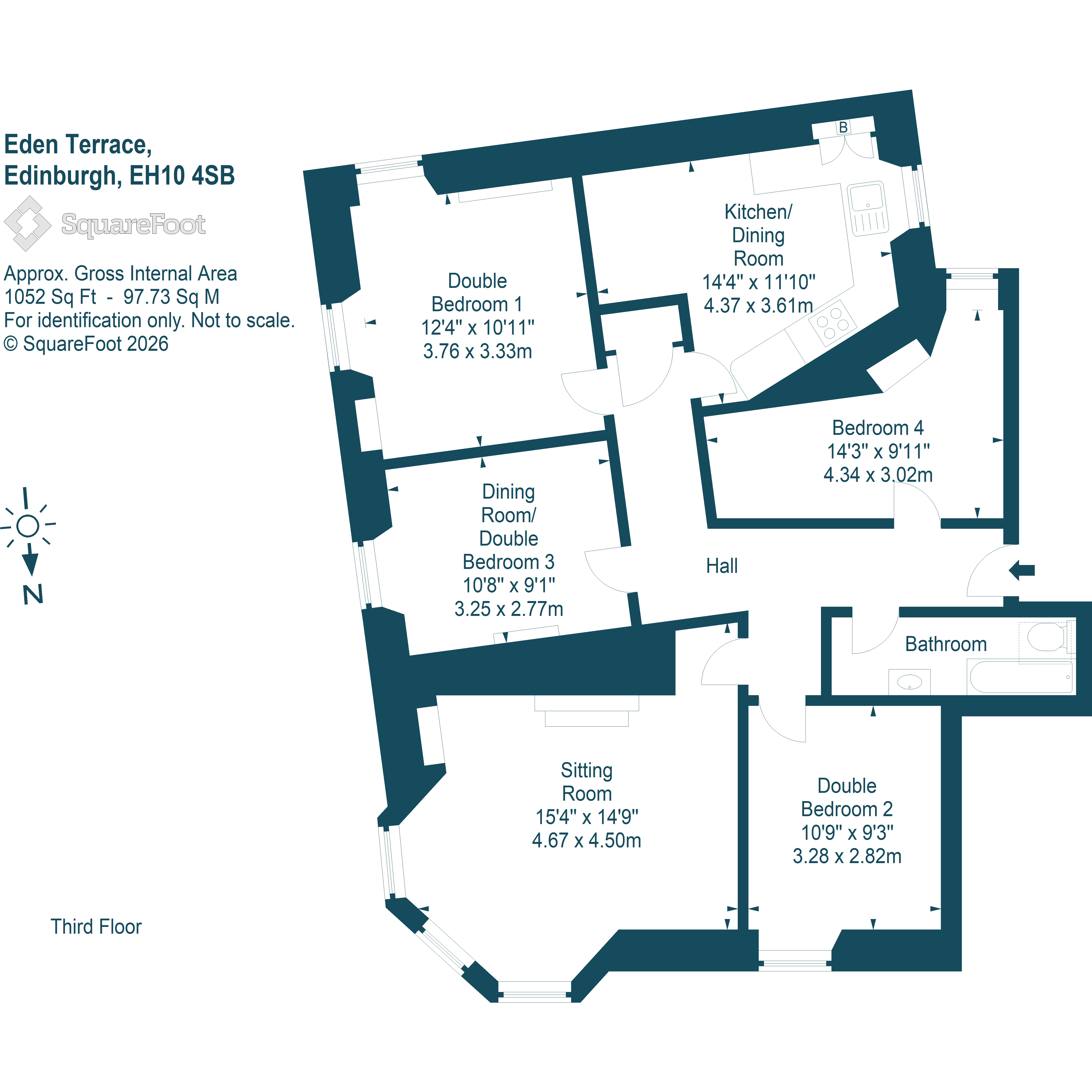2/5, Eden Terrace, Edinburgh floorplan