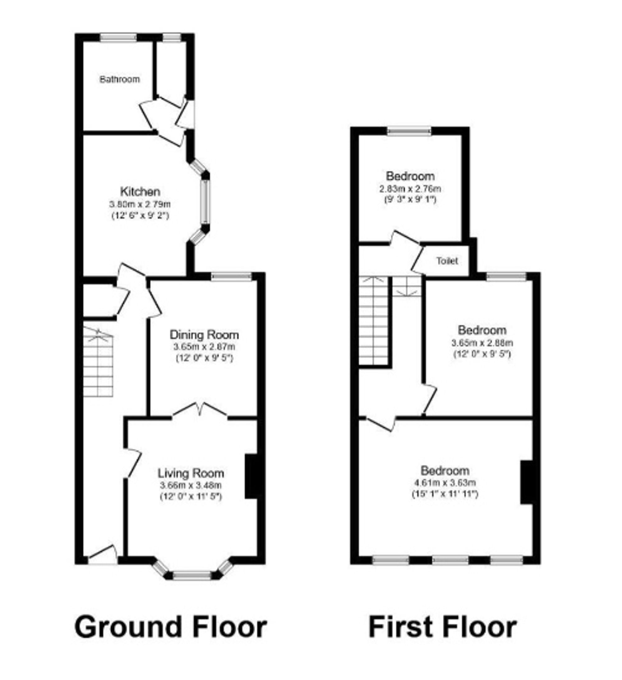 75 Walsworth Road, Hitchin floorplan