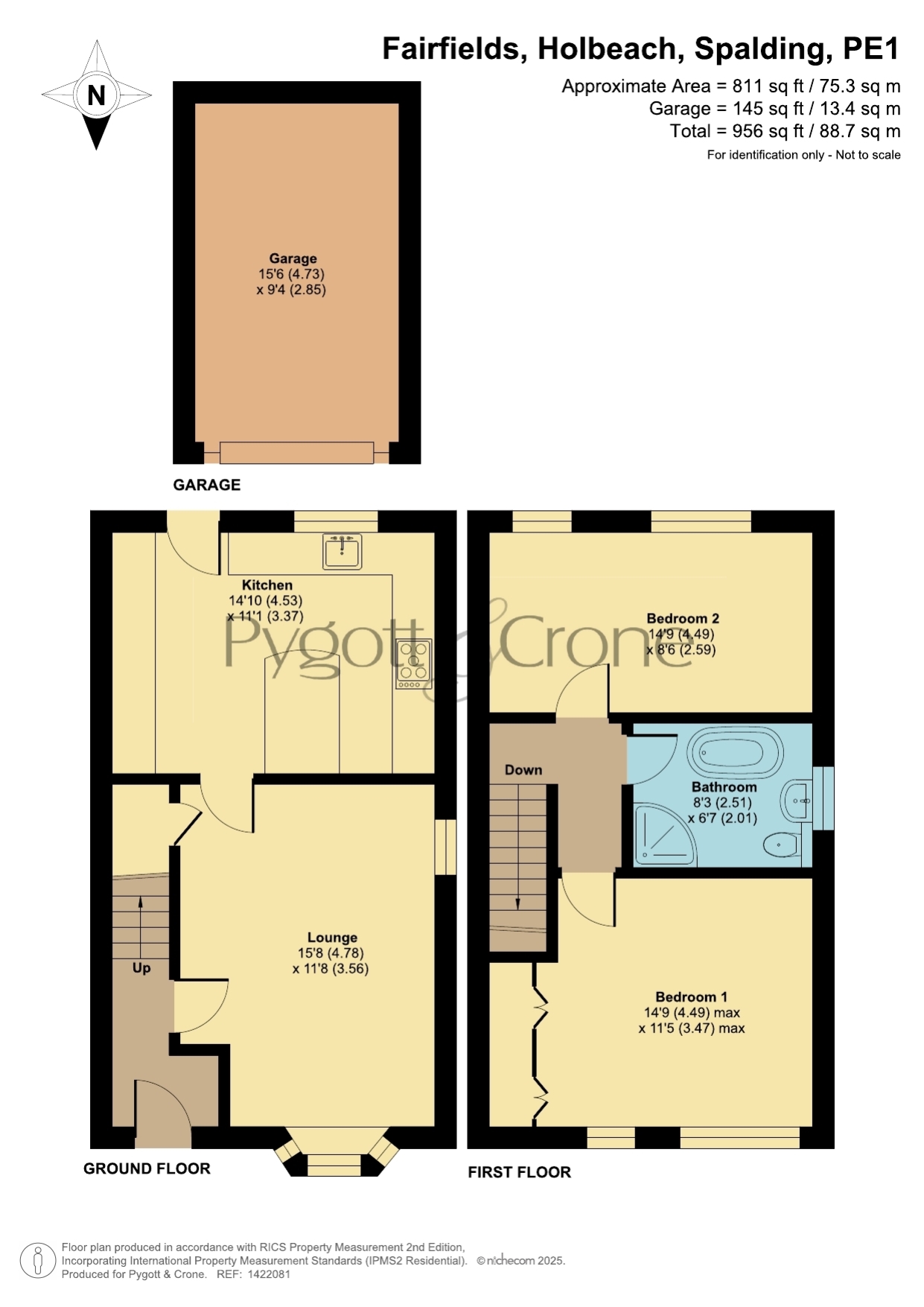 16, Fairfields, Spalding floorplan