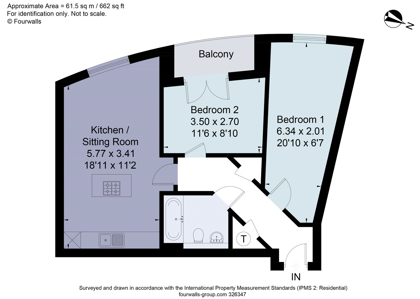 Apartment 49, St. James Walk,, Honeybourne Way, Gloucestershire floorplan