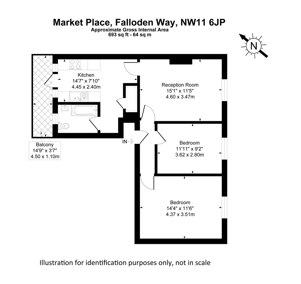 Market Place, Falloden Way, East Finchley NW11, 2 bedroom flat for sale 62782844 PrimeLocation