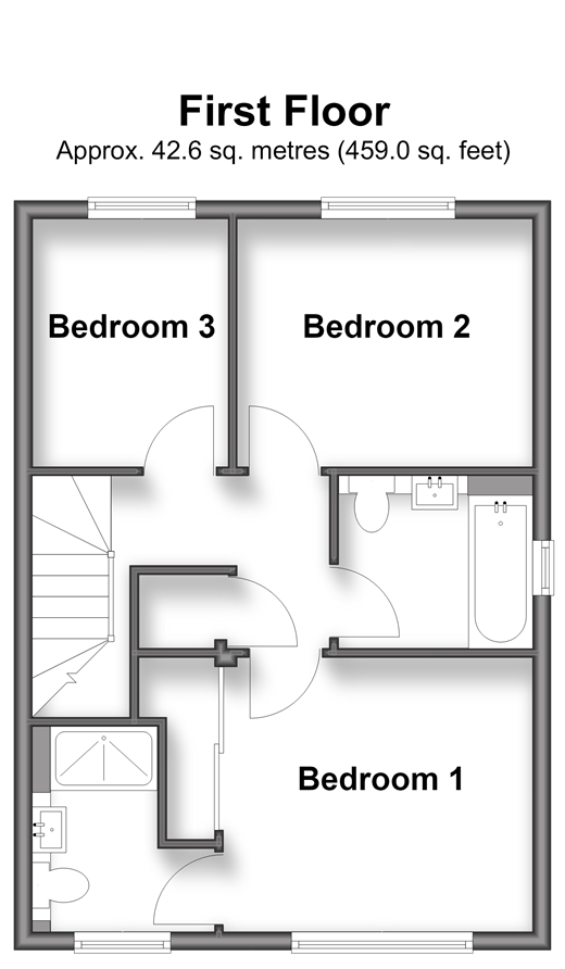 Burdock Road, Horsham floorplan