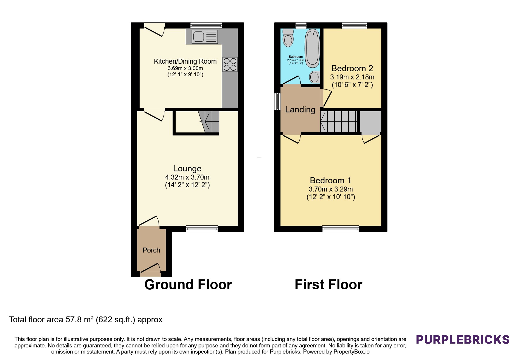27, Denbigh Close, Dudley floorplan