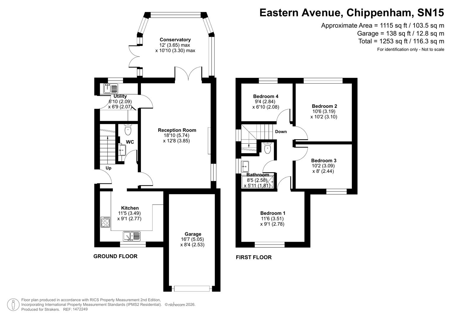 95, Eastern Avenue, Chippenham floorplan