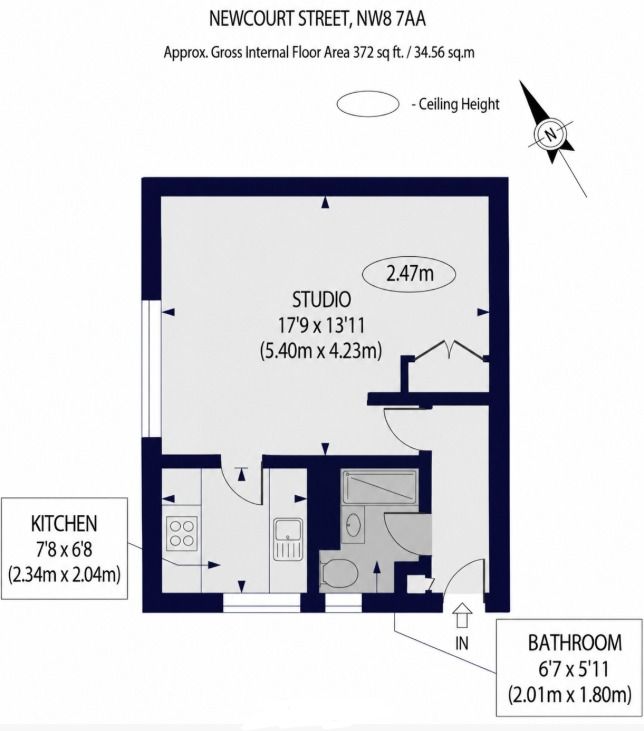 13c Newcourt Street,, London floorplan