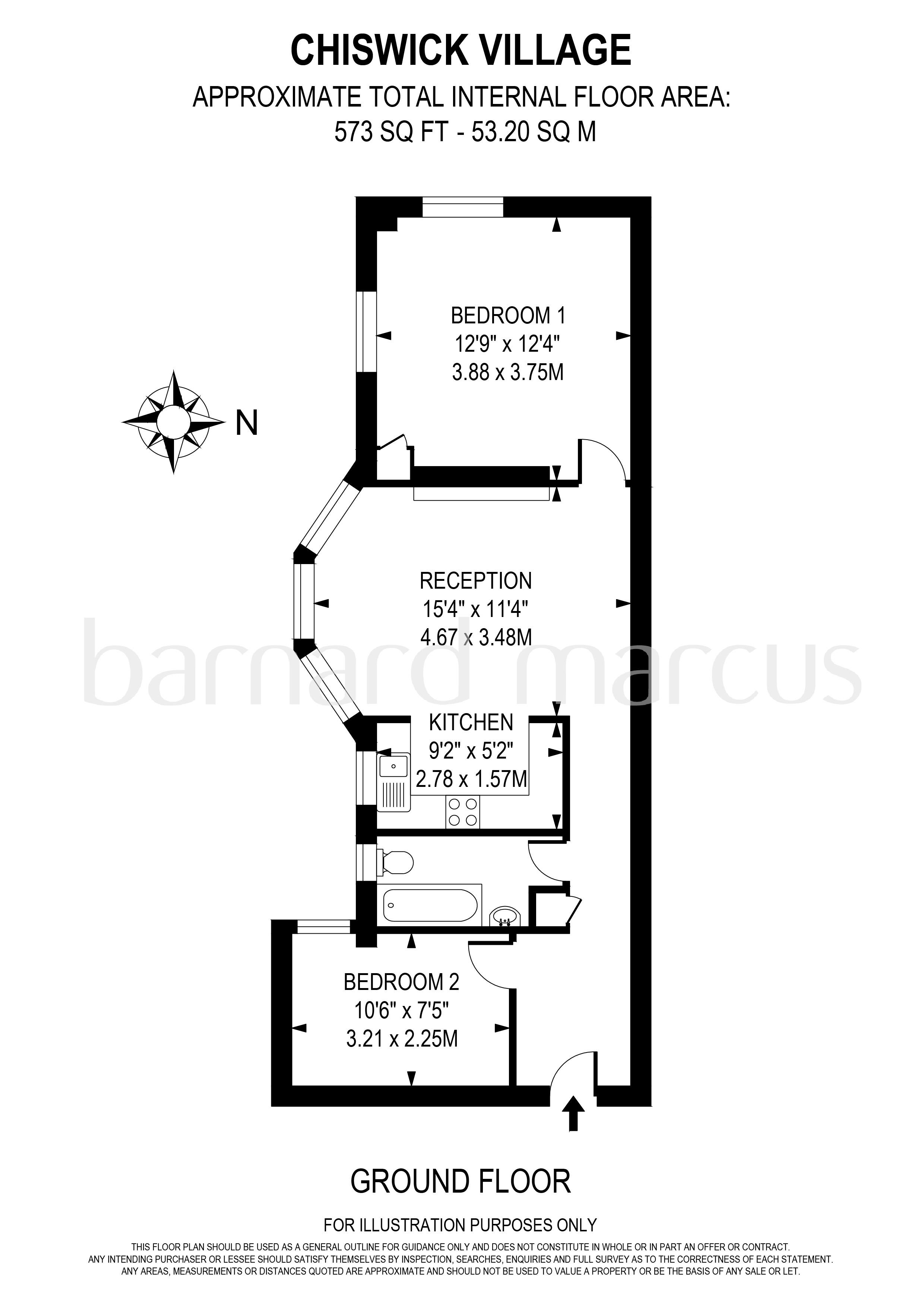 2 Bedrooms Flat to rent in Chiswick Village, London W4