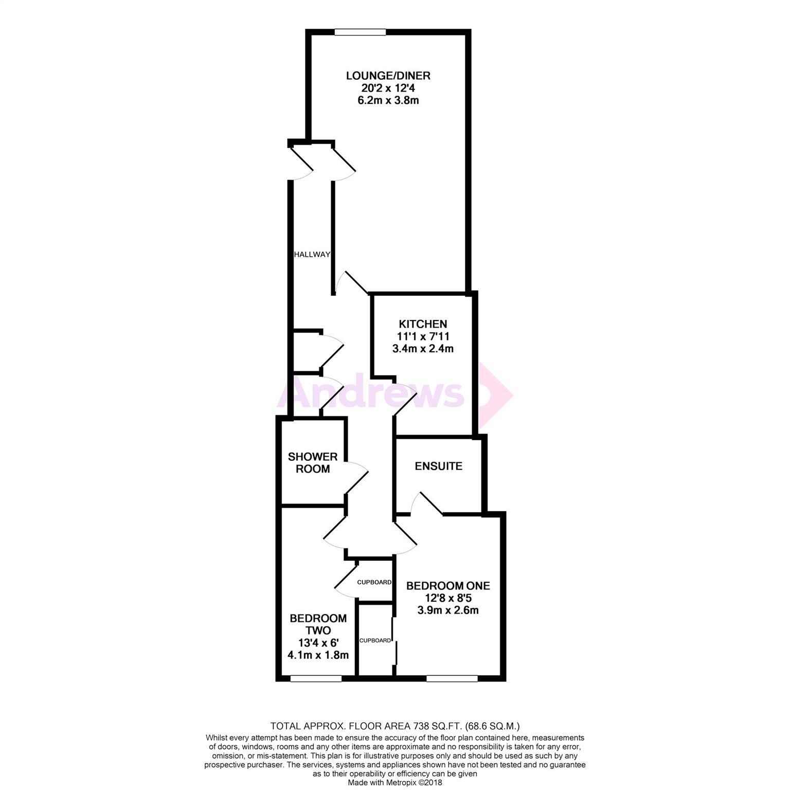 2 Bedrooms Flat to rent in Wellington Place London Road, Cheltenham GL52