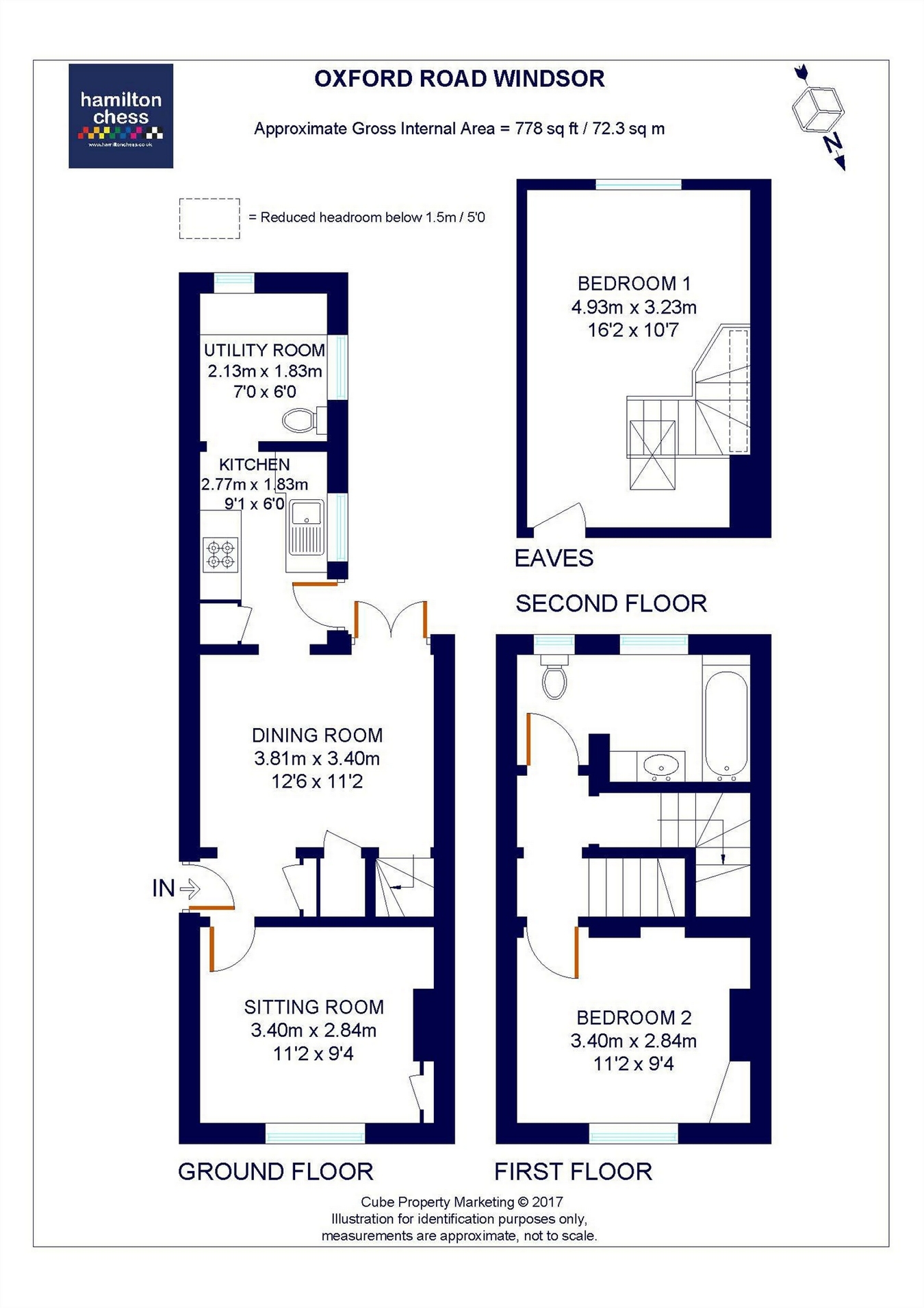 2 Bedrooms Terraced house for sale in Oxford Road, Windsor, Berkshire SL4