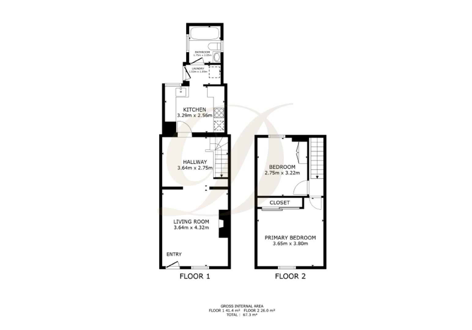 96, Park Street, St. Helens floorplan