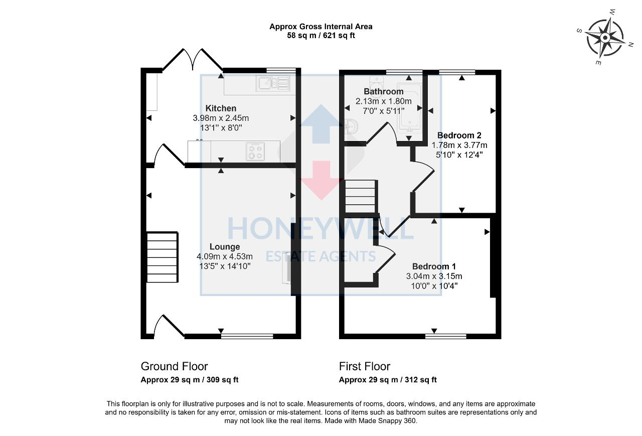 3, Padiham Road, Sabden floorplan