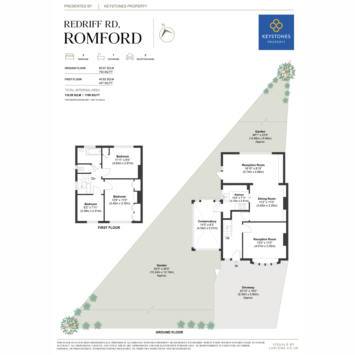 64, Redriff Road, Romford floorplan