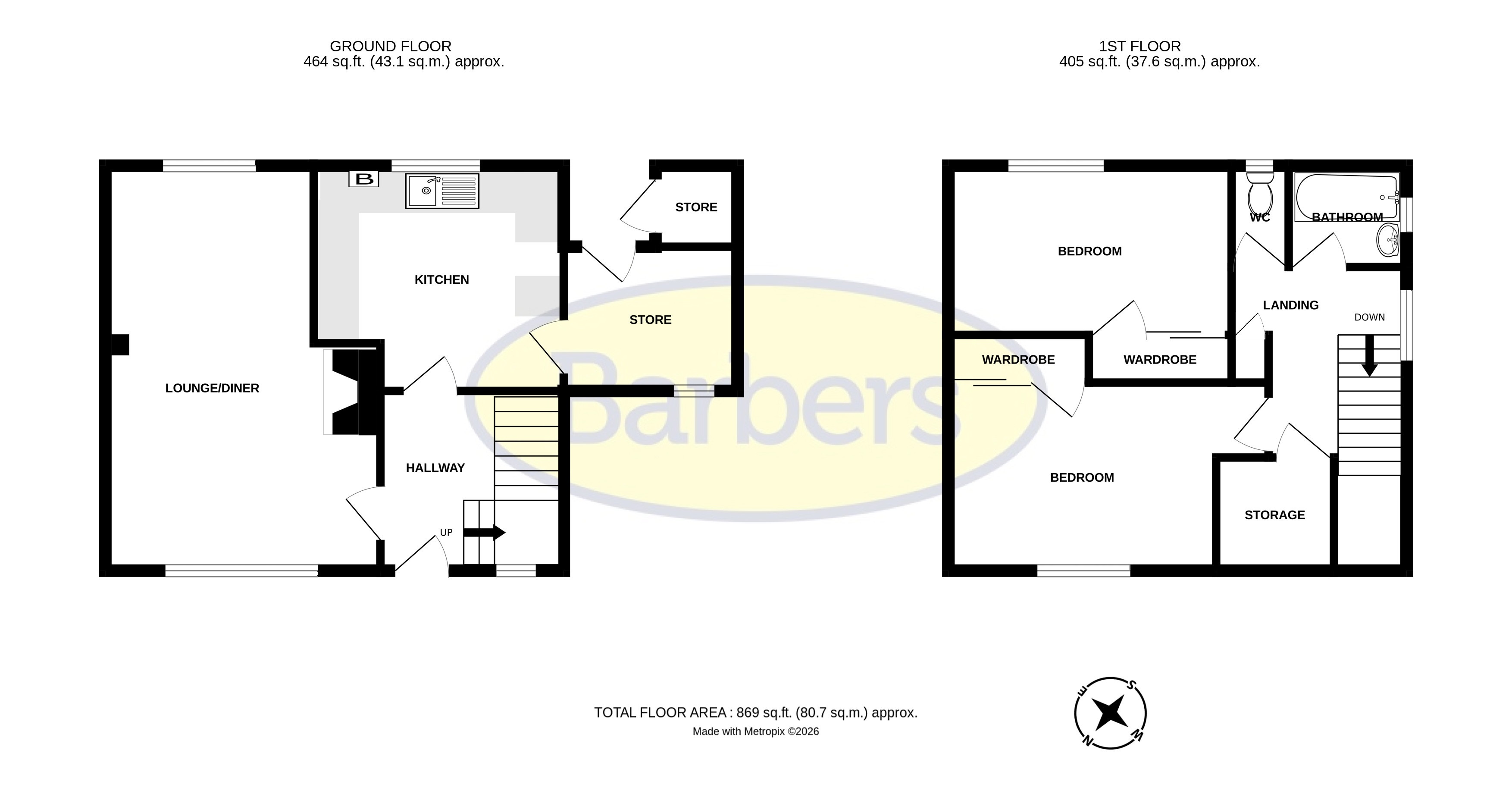 17, Primmer Road, Telford floorplan