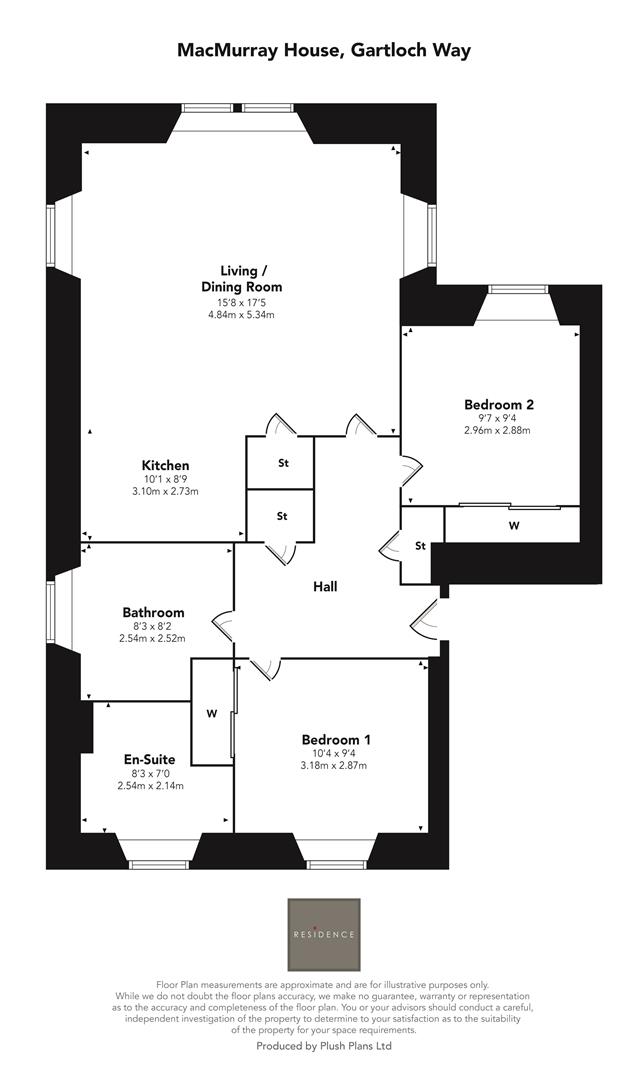 Flat 12, MacMurray House, Gartloch Way, Gartcosh floorplan