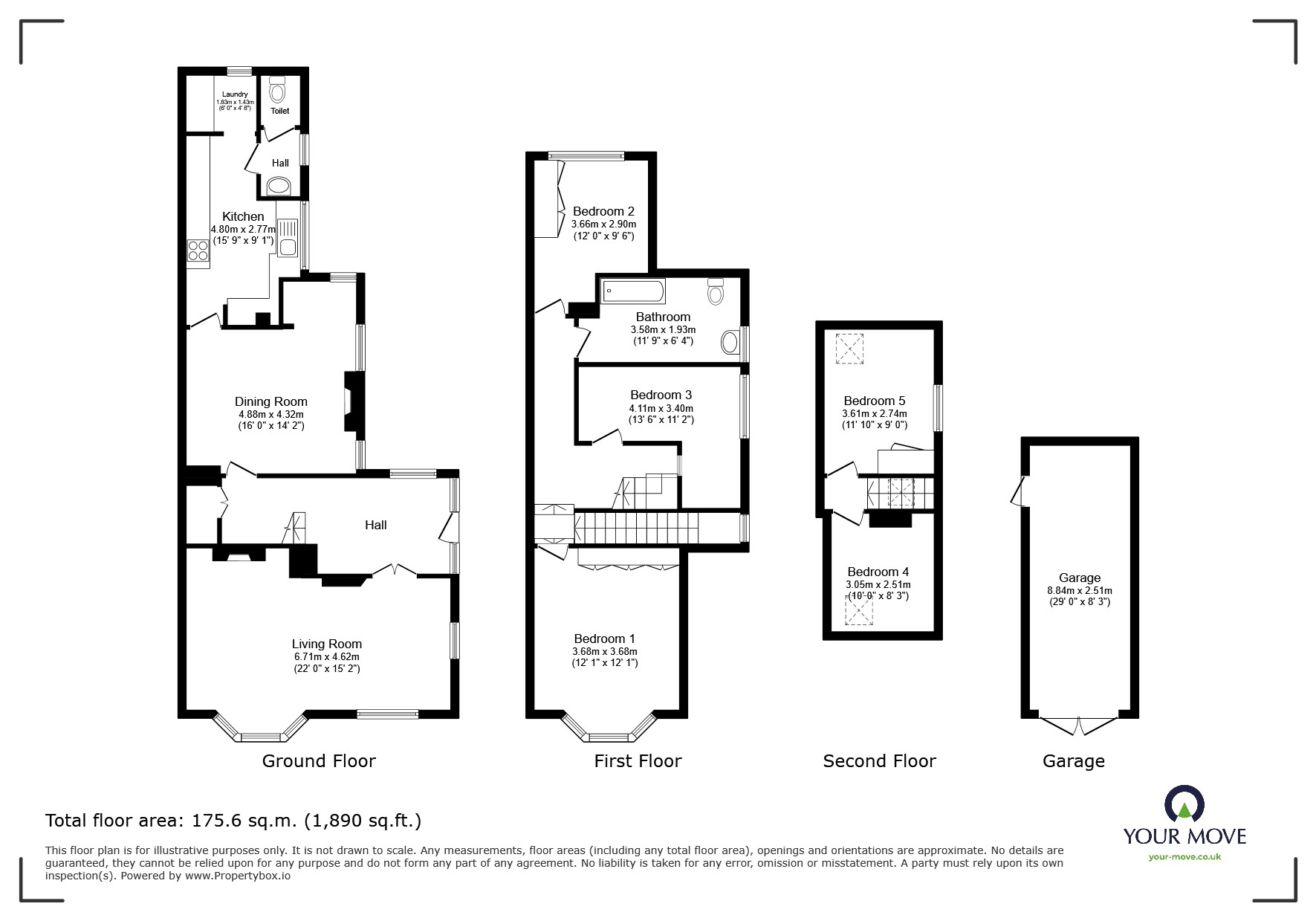 1, Meadhurst Road, Leicestershire floorplan