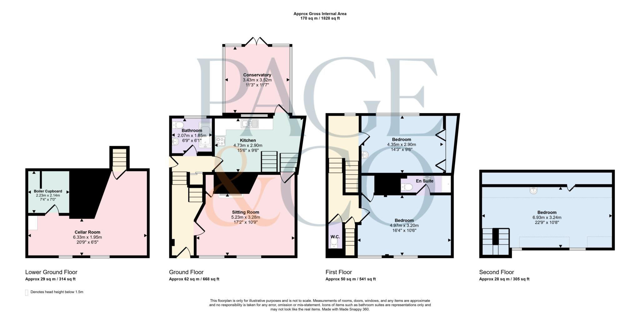 Maynard Cottage, Wincheap, Canterbury floorplan