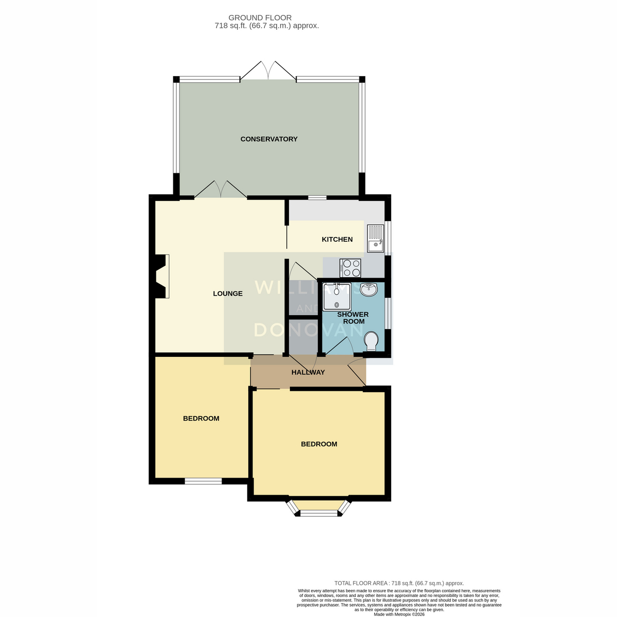 171, Cumberland Avenue, South Benfleet floorplan