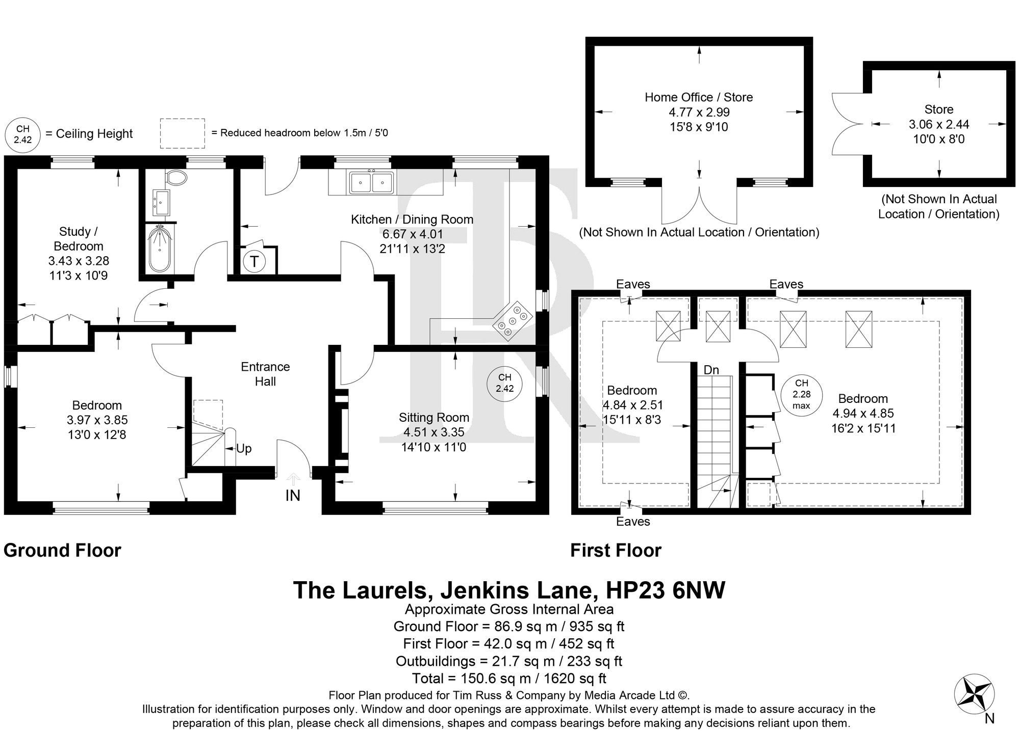 The Laurels Jenkins Lane, Tring floorplan
