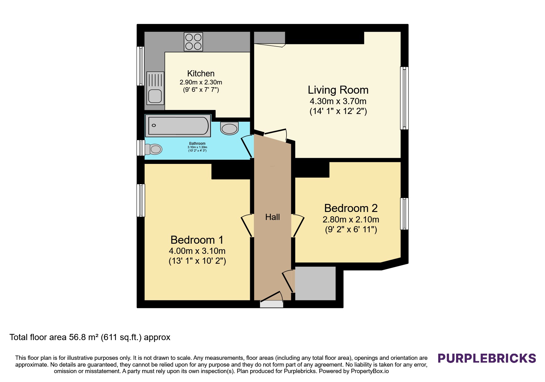 43, Kings Crescent, Dunfermline floorplan