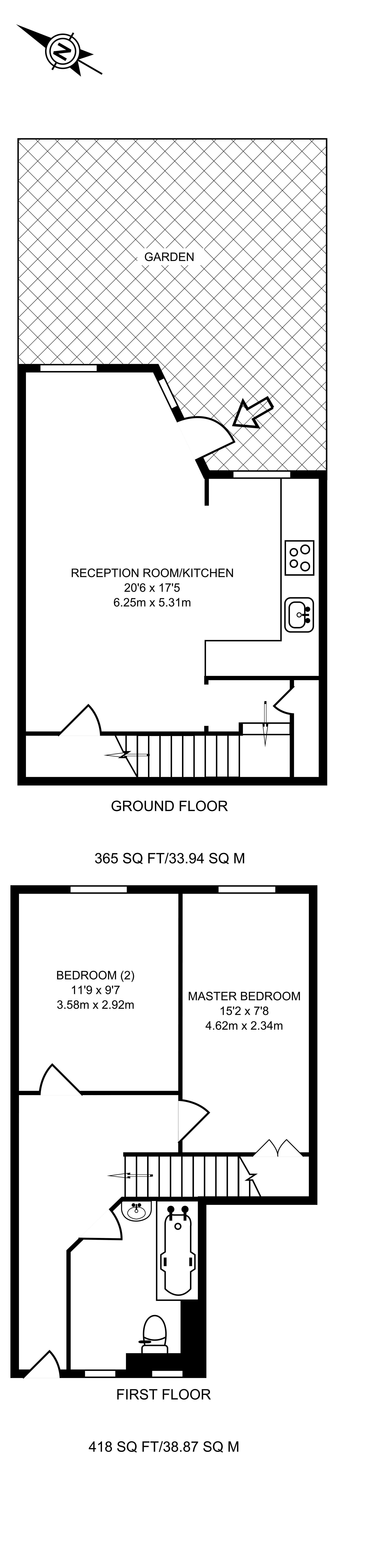 2 Bedrooms Maisonette to rent in Rochford Walk, London Fields, London E8