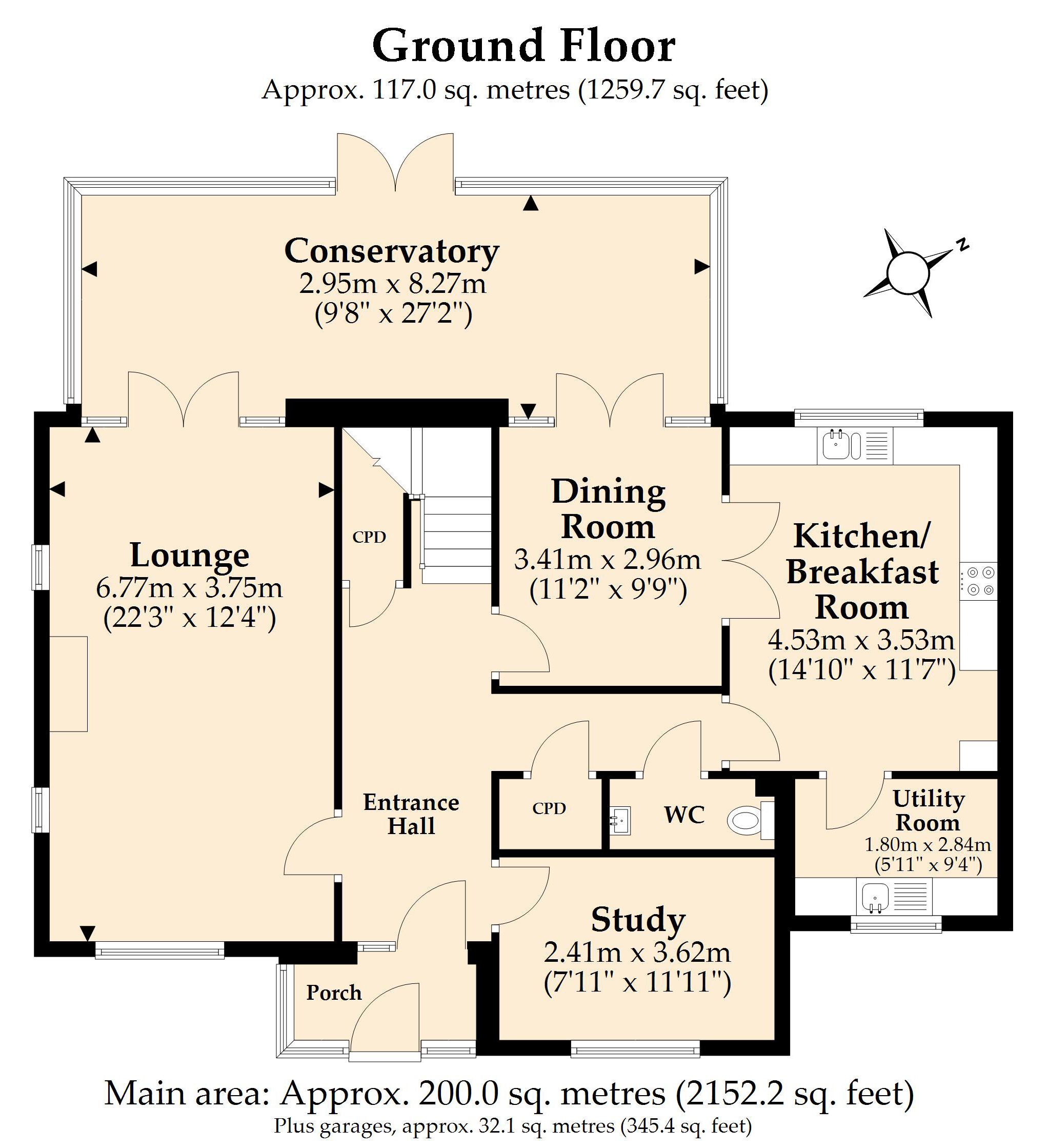 4, Southern Close, Ferndown floorplan