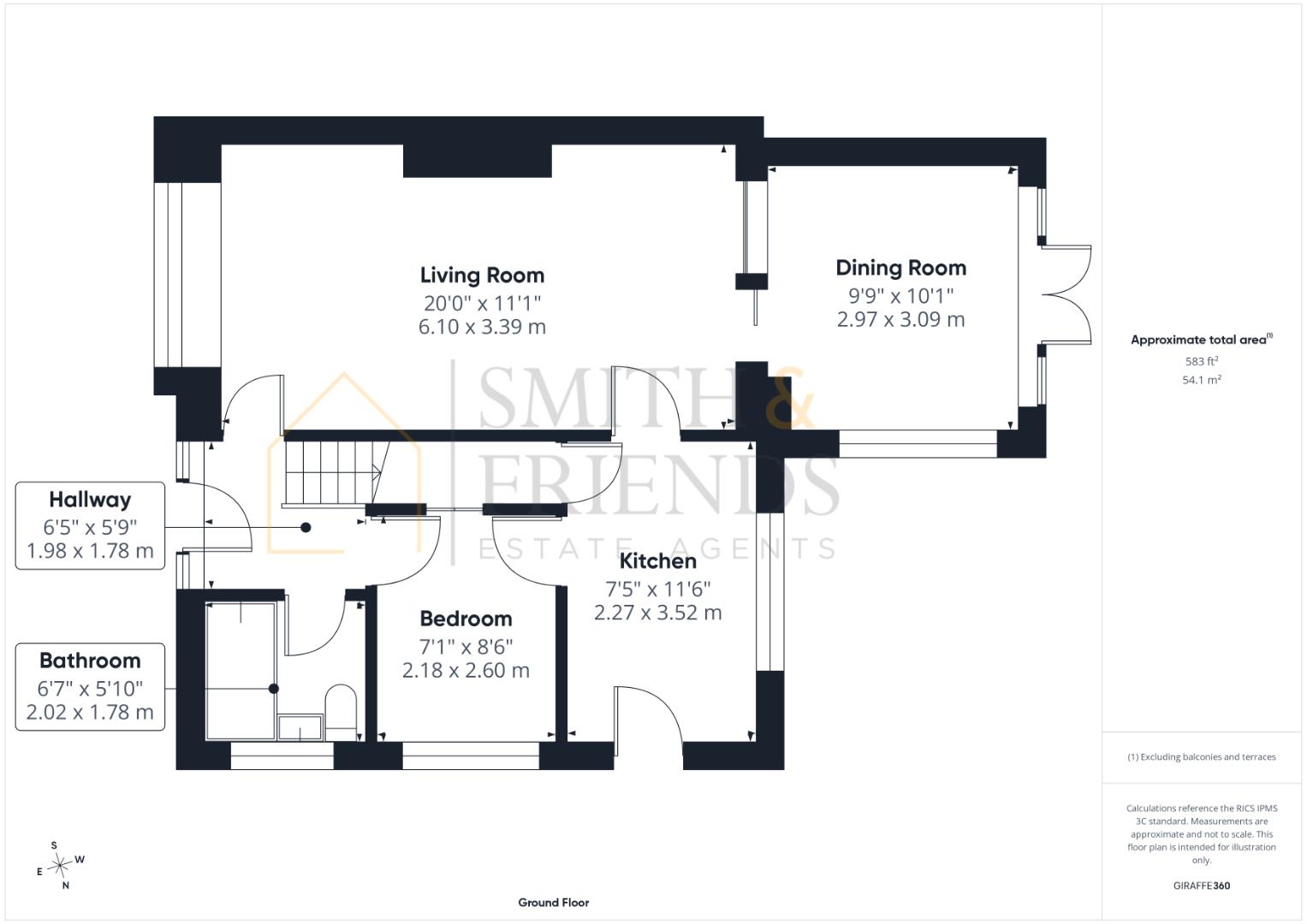 22, Bilsdale Road, Hartlepool floorplan