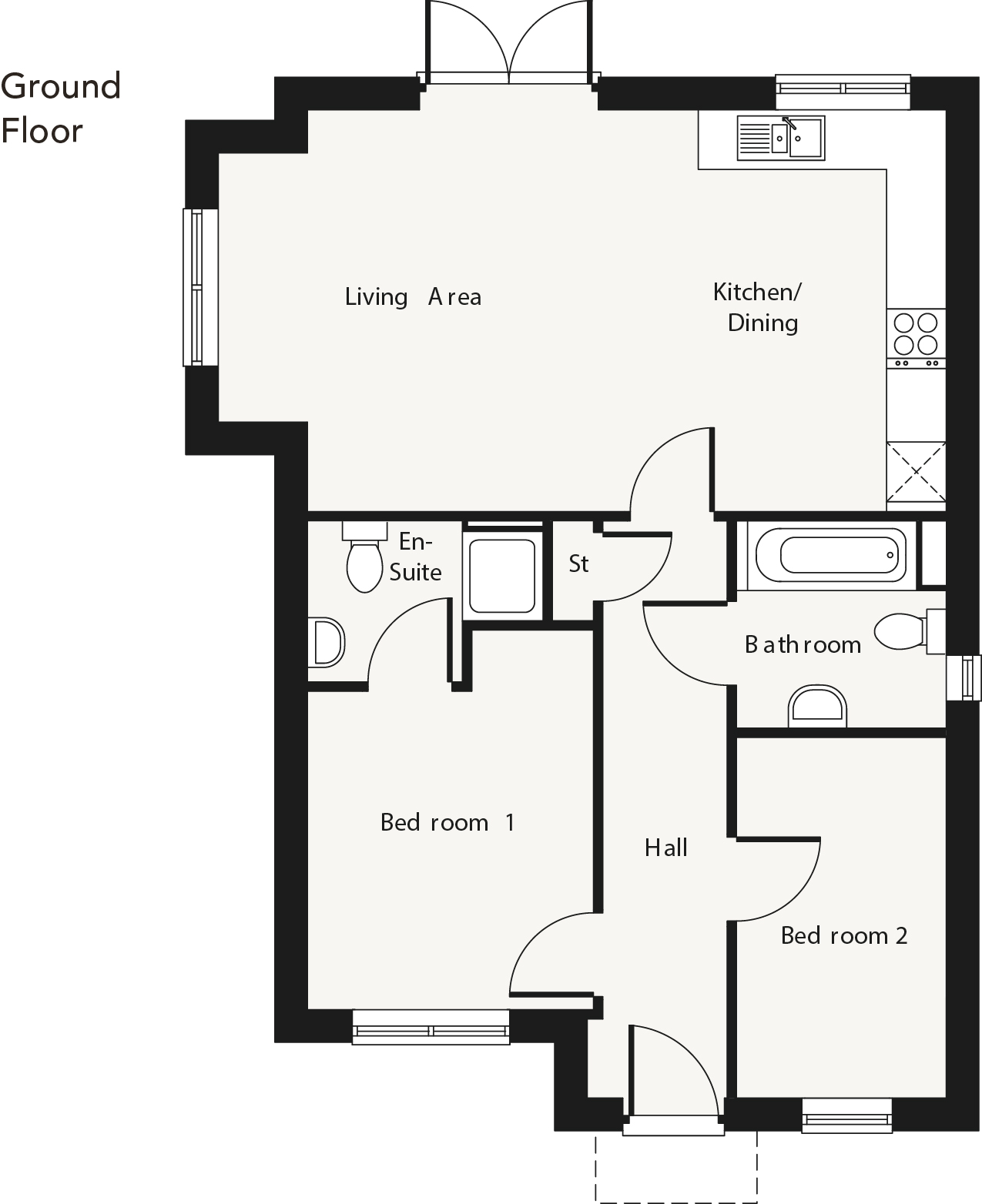 Woodford_Plot18, Allsebrooke Way, Nottingham floorplan