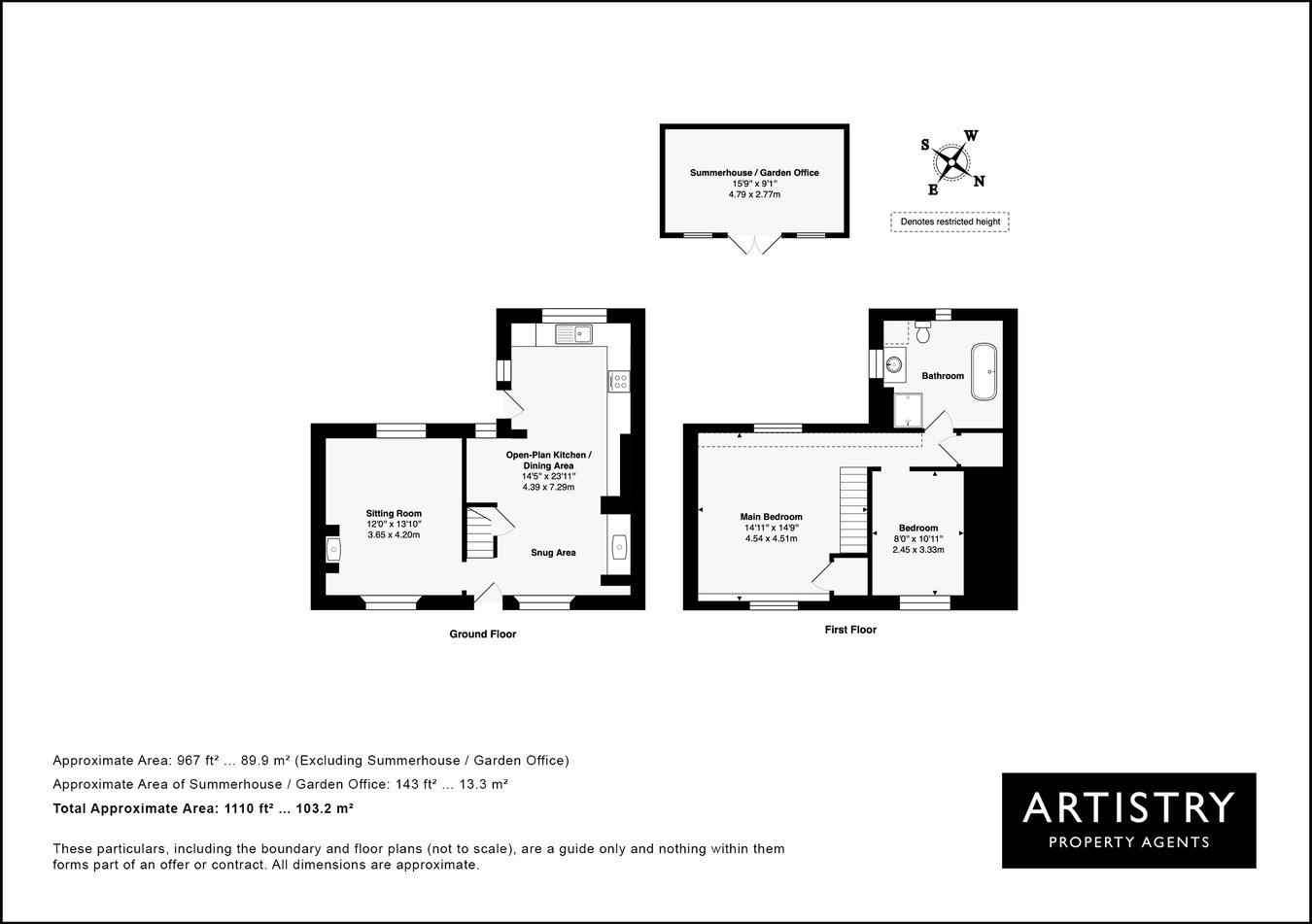 Manor Cottage, Church End, Felmersham, Bedfordshire floorplan