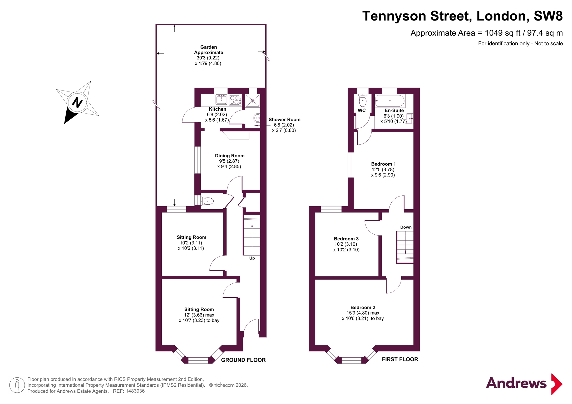 72, Tennyson Street, London floorplan