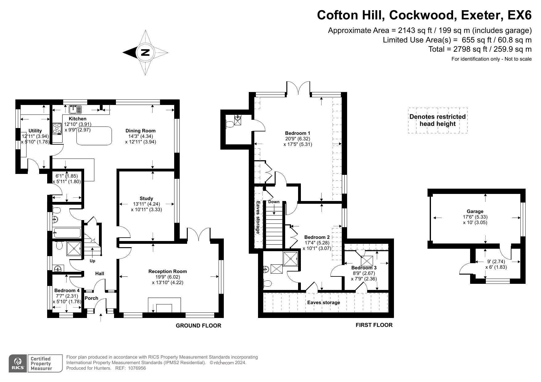 Exe View 48, Cofton Hill, Cockwood floorplan