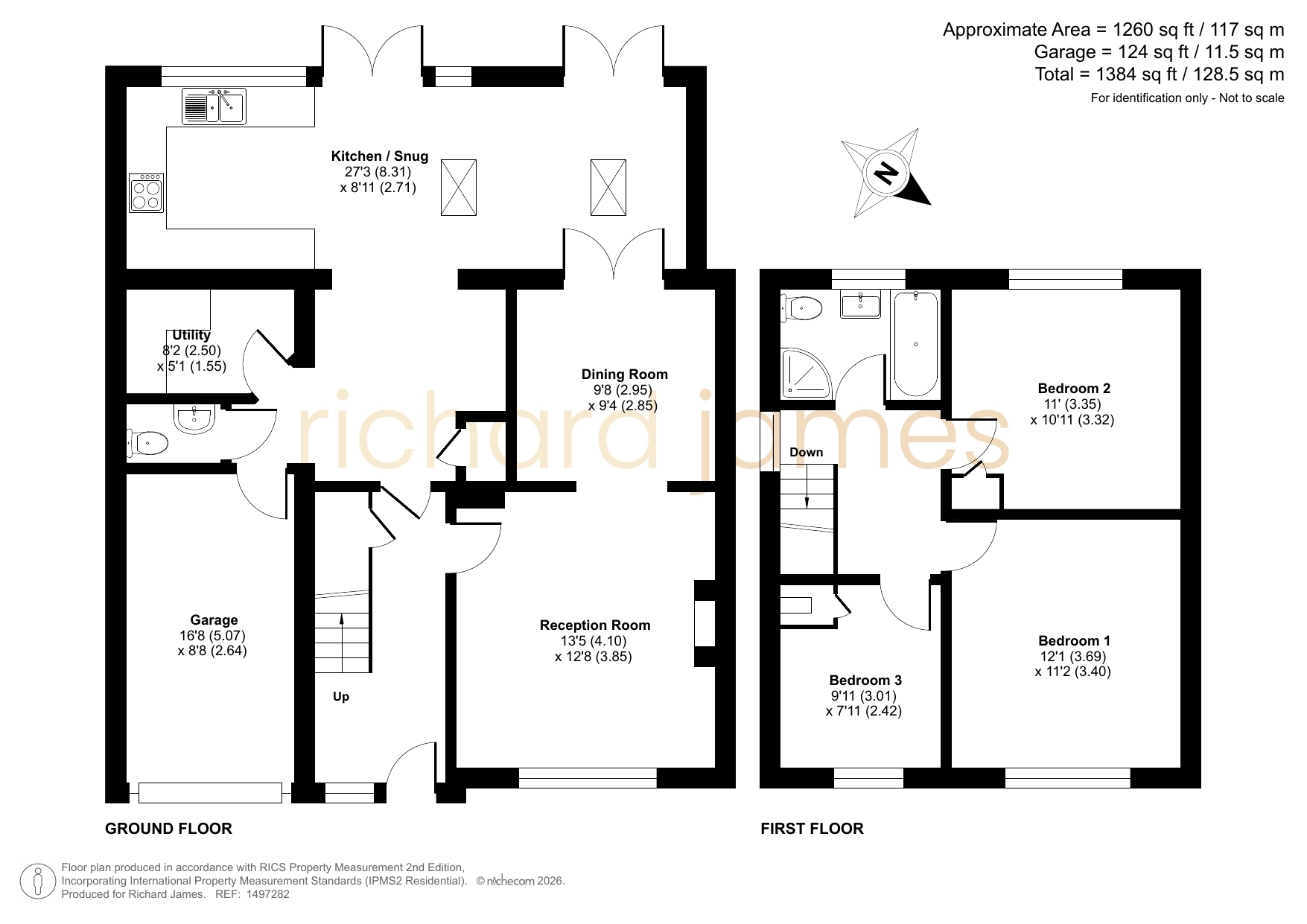 13, Burns Way, Swindon floorplan